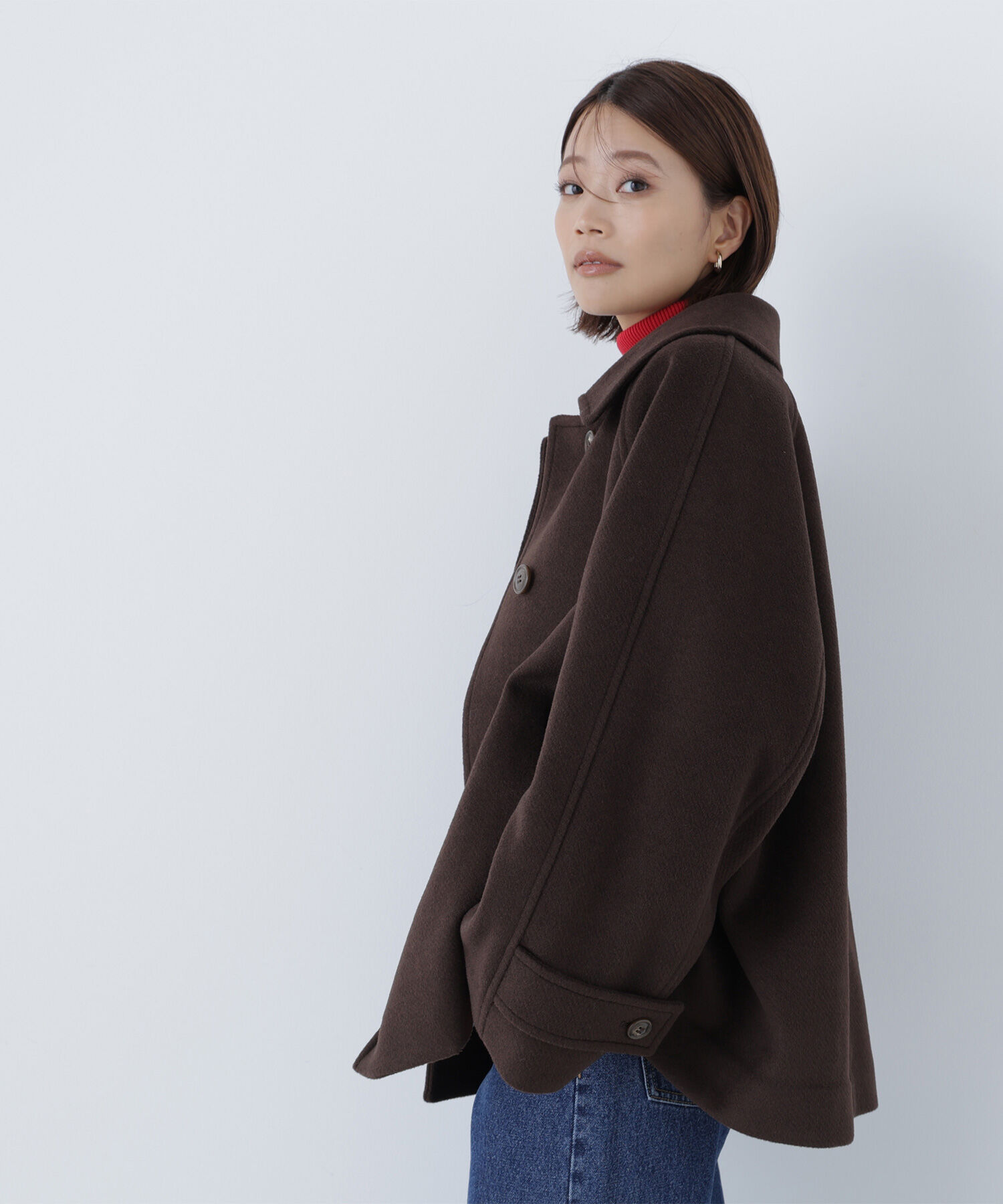  「ステンカラーハーフコート」|ブルゾン・スタジャン|