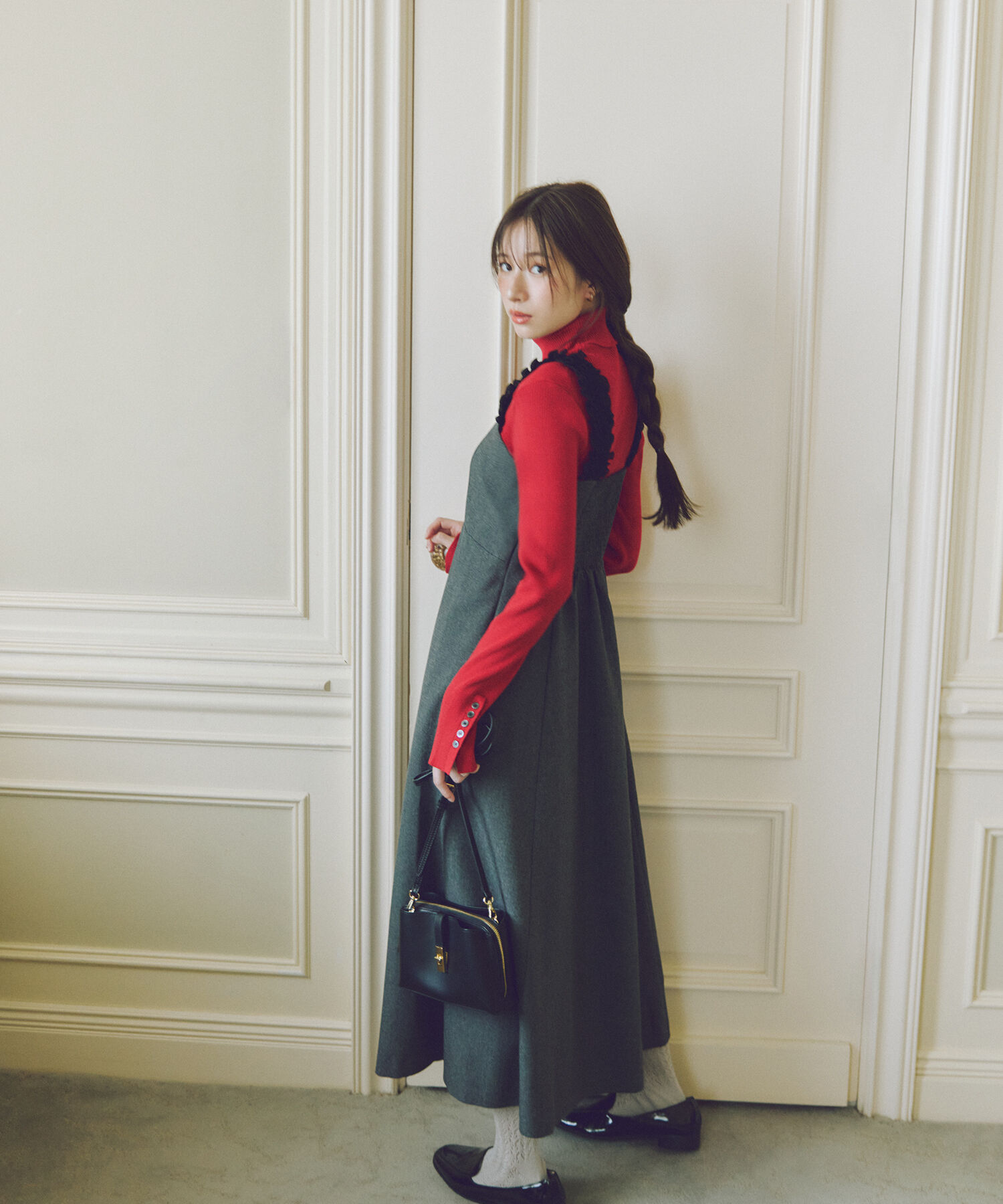  「フリルショルダージャンスカ」|ワンピース|