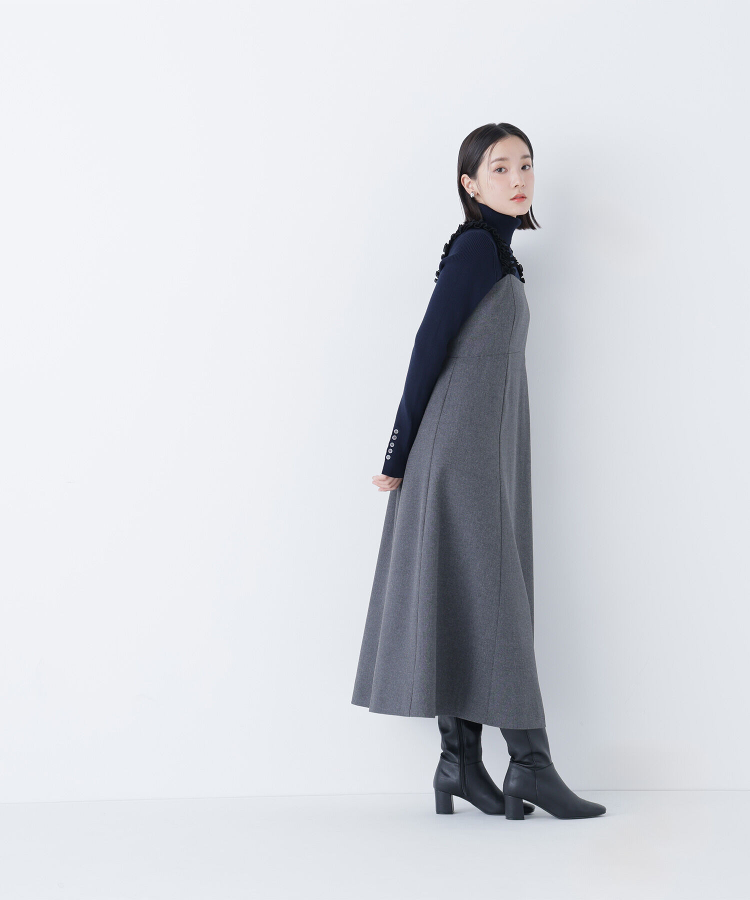  「フリルショルダージャンスカ」|ワンピース|