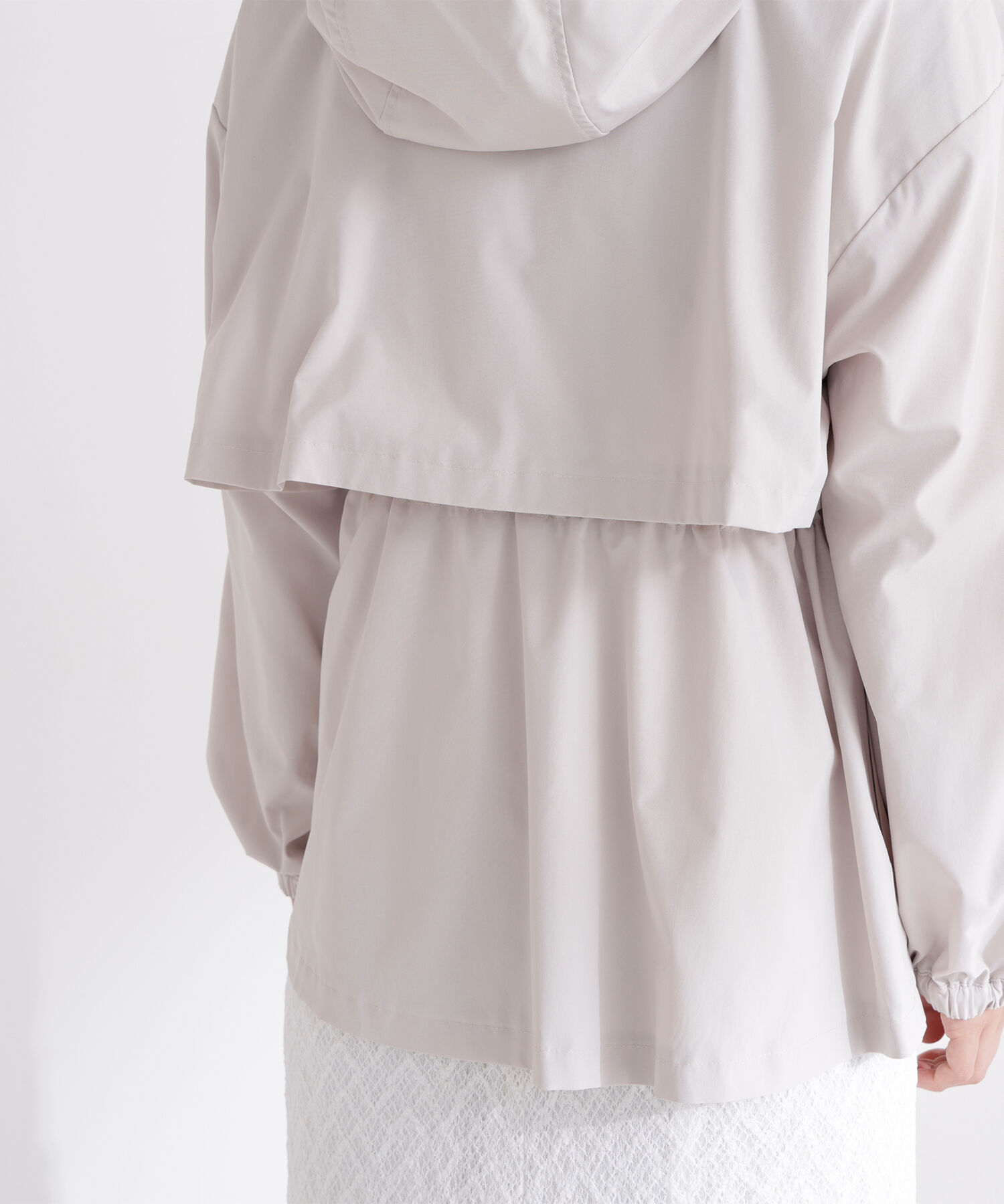  「毎日これ。週7ペプラムフーディブルゾン」|ブルゾン・スタジャン|