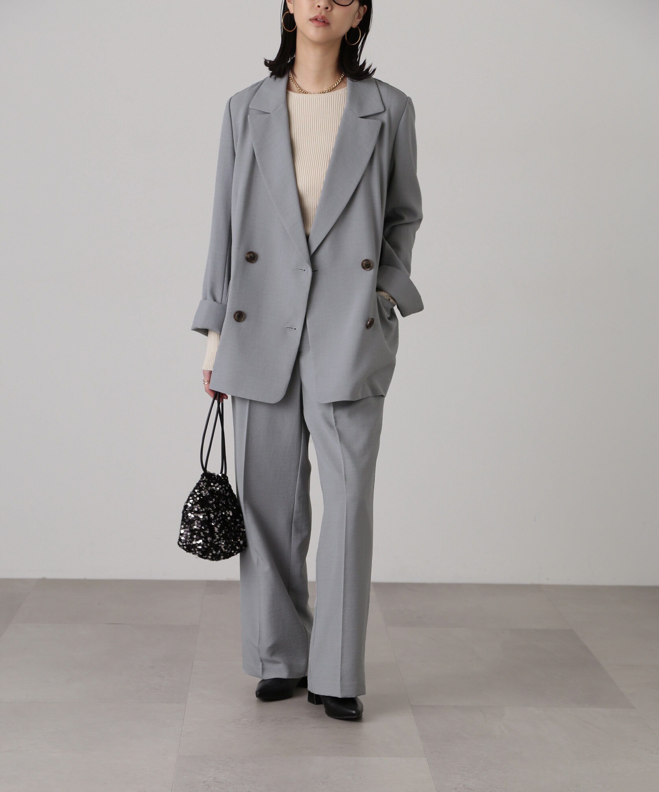  「[低身長サイズ/Sシリーズ]気流染めダブルジャケット」|その他|