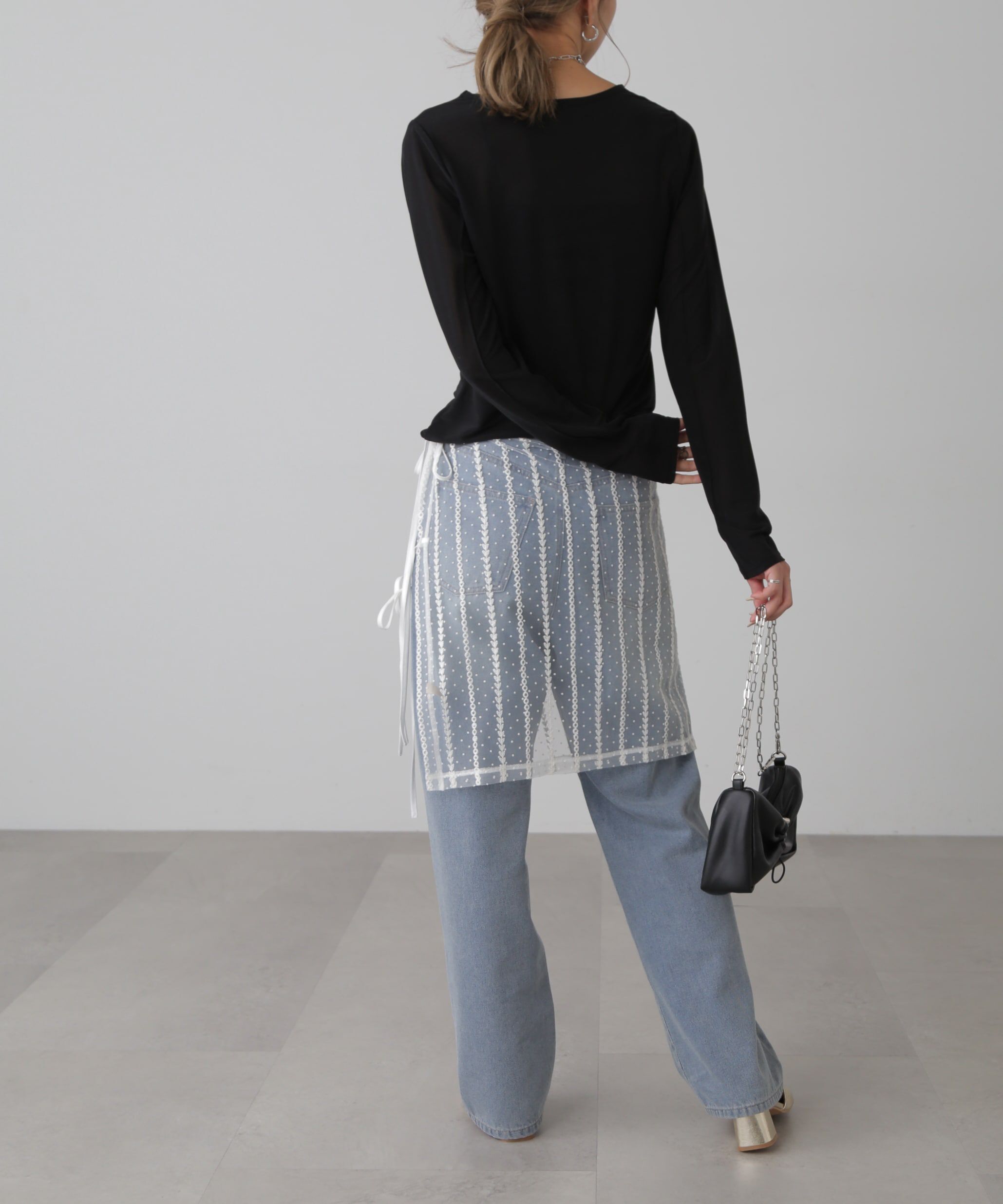  「シアークルーネックカットソー」|Tシャツ・カットソー|