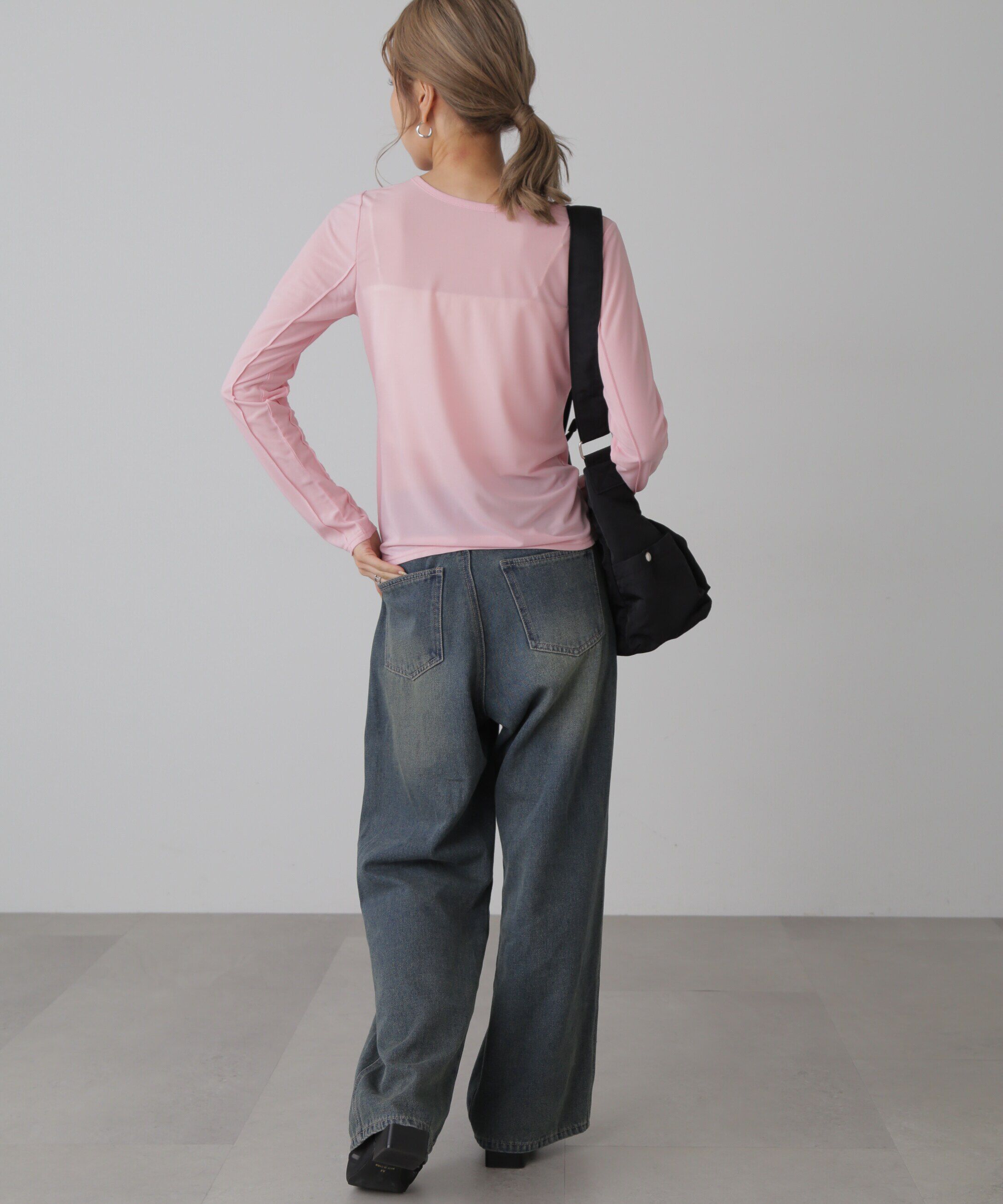  「シアークルーネックカットソー」|Tシャツ・カットソー|