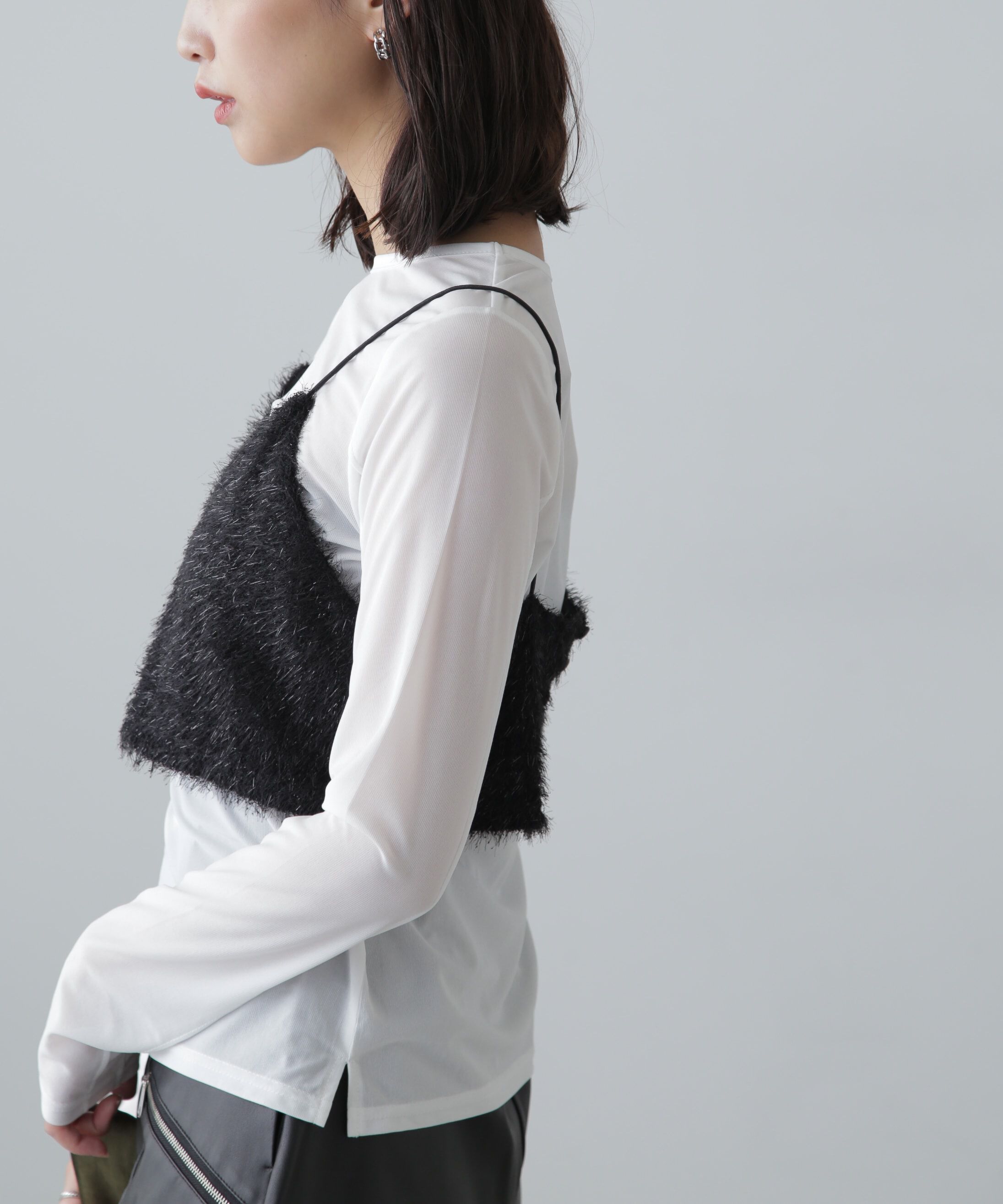  「ラメキャミソールビスチェ」|シャツ・ブラウス|