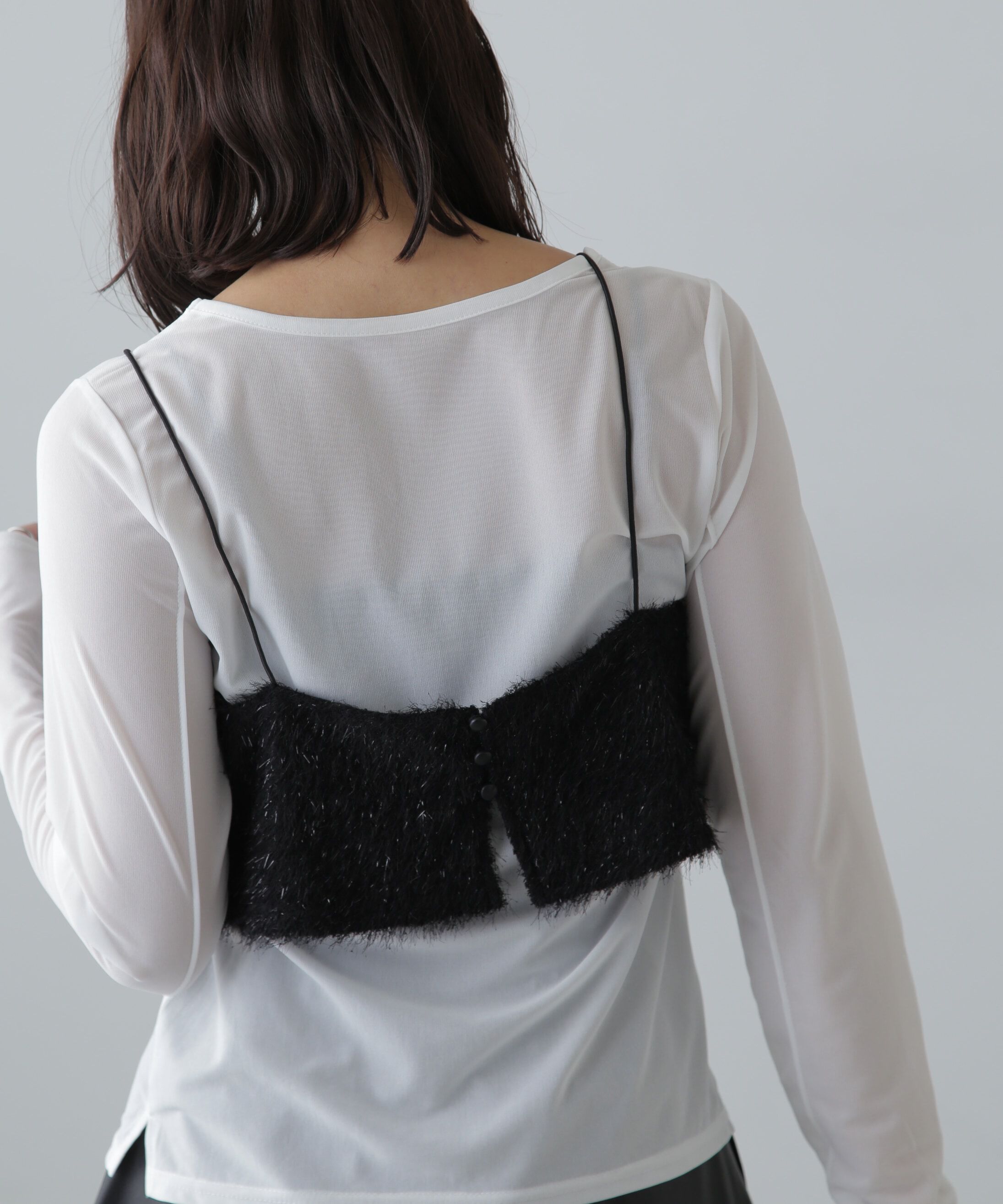  「ラメキャミソールビスチェ」|シャツ・ブラウス|