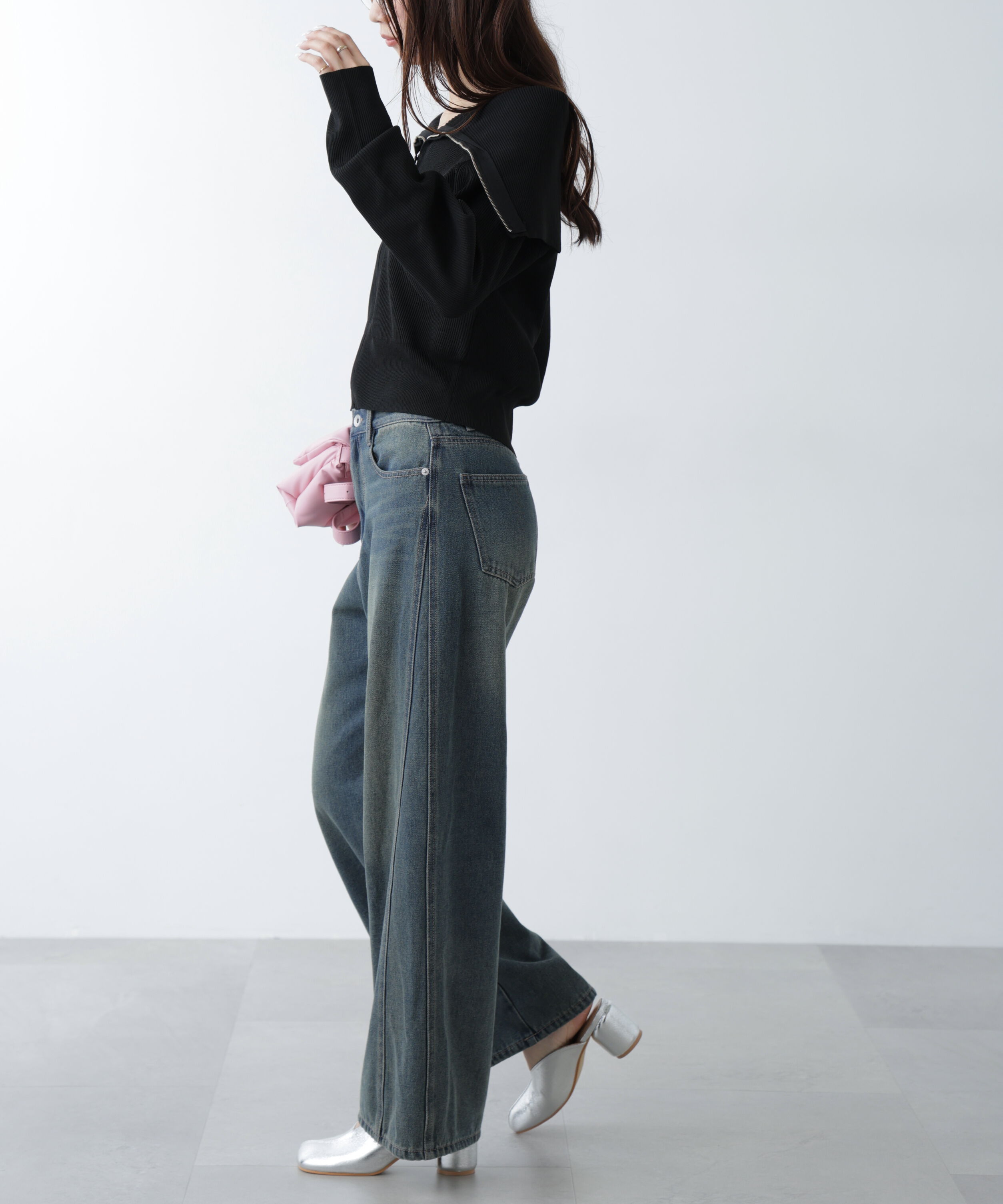  「セーラージップカーディガン」|ニット・セーター|