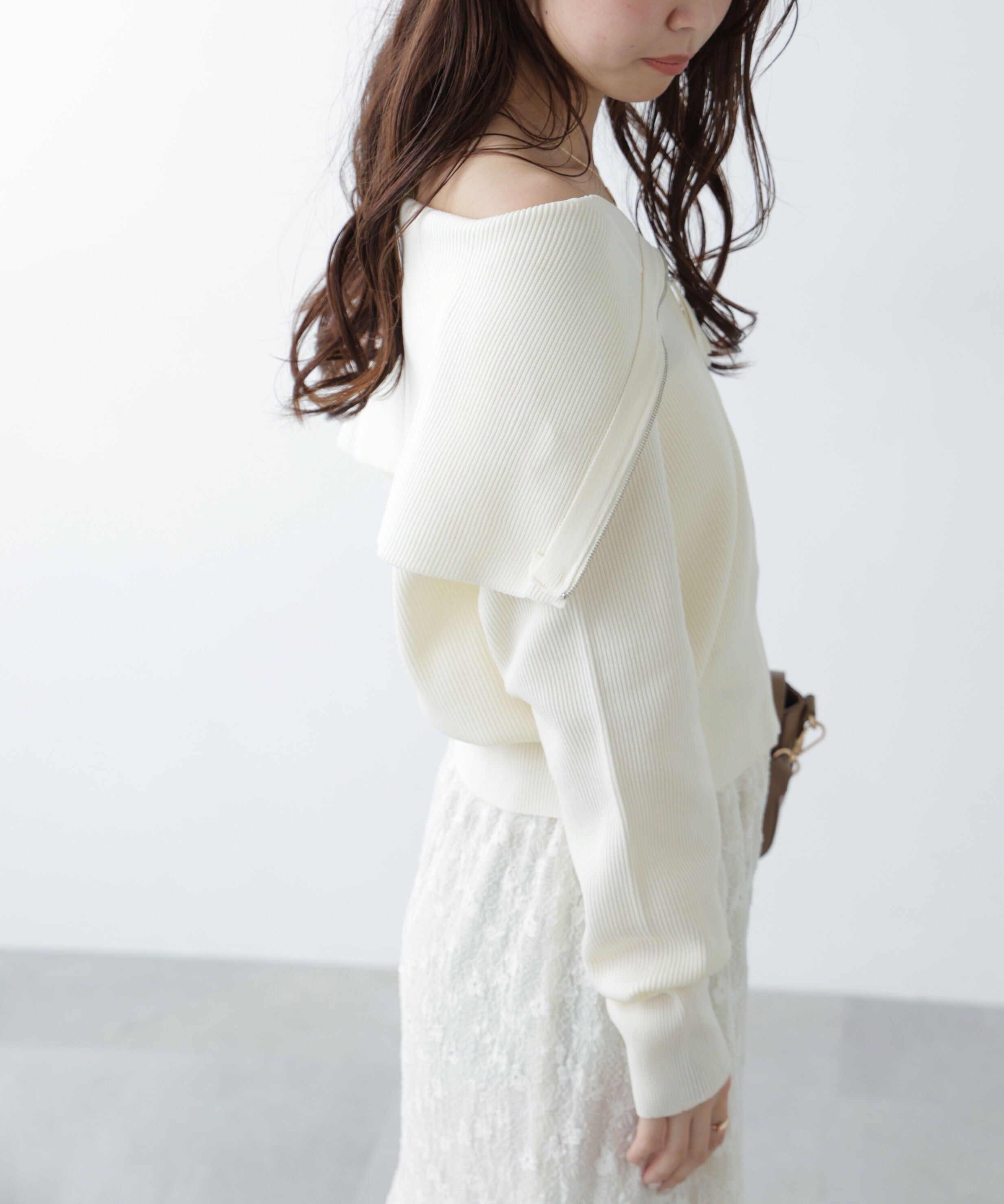  「セーラージップカーディガン」|ニット・セーター|