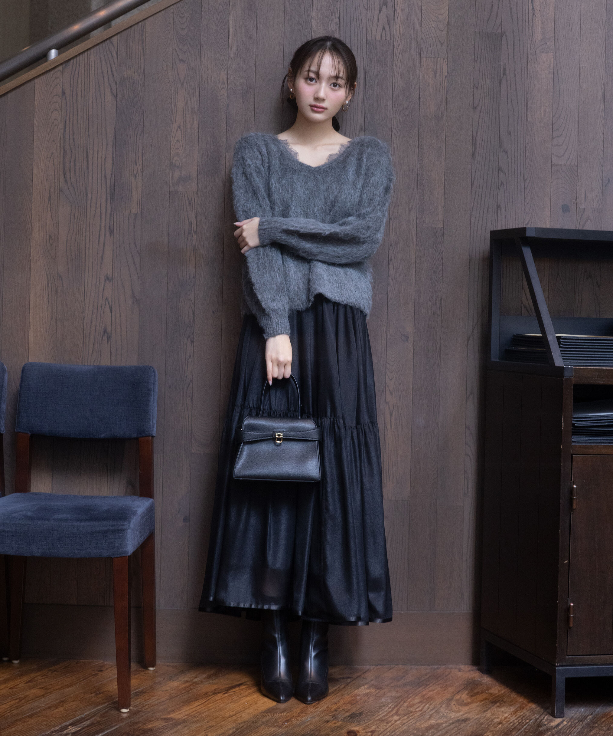 PROPORTION BODY DRESSING「シアーティアードスカート 25AW」|スカート|
