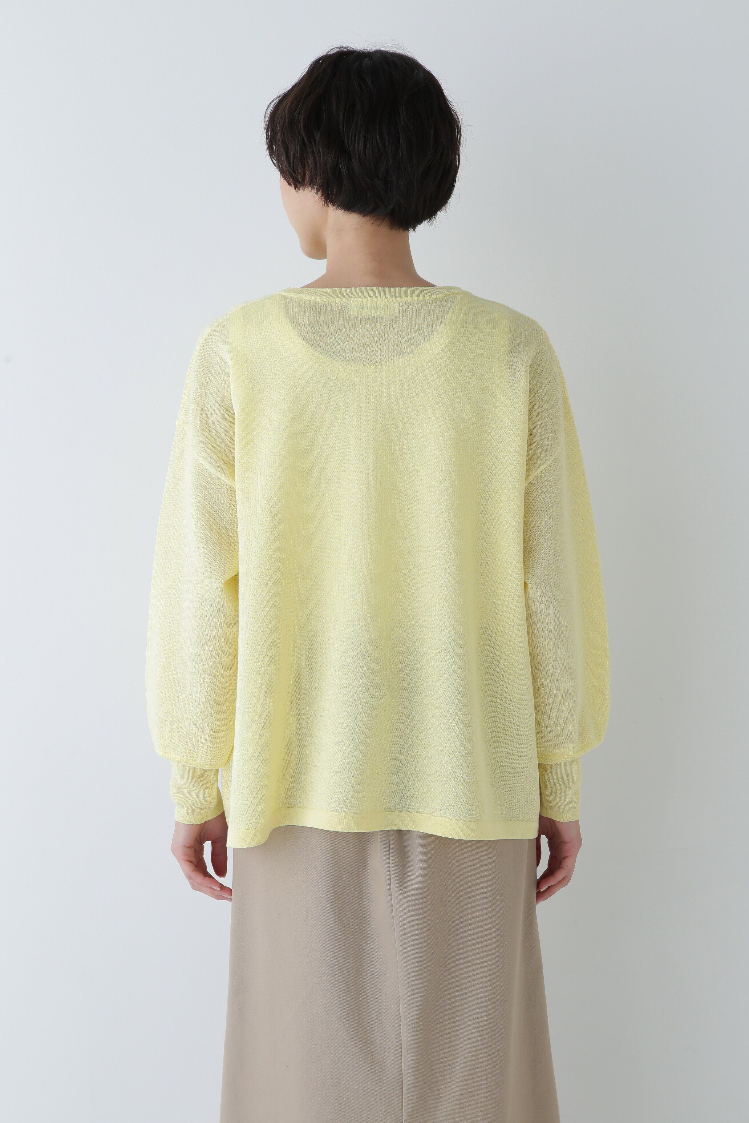  「◆キーネックメランジニット」|ニット・セーター|