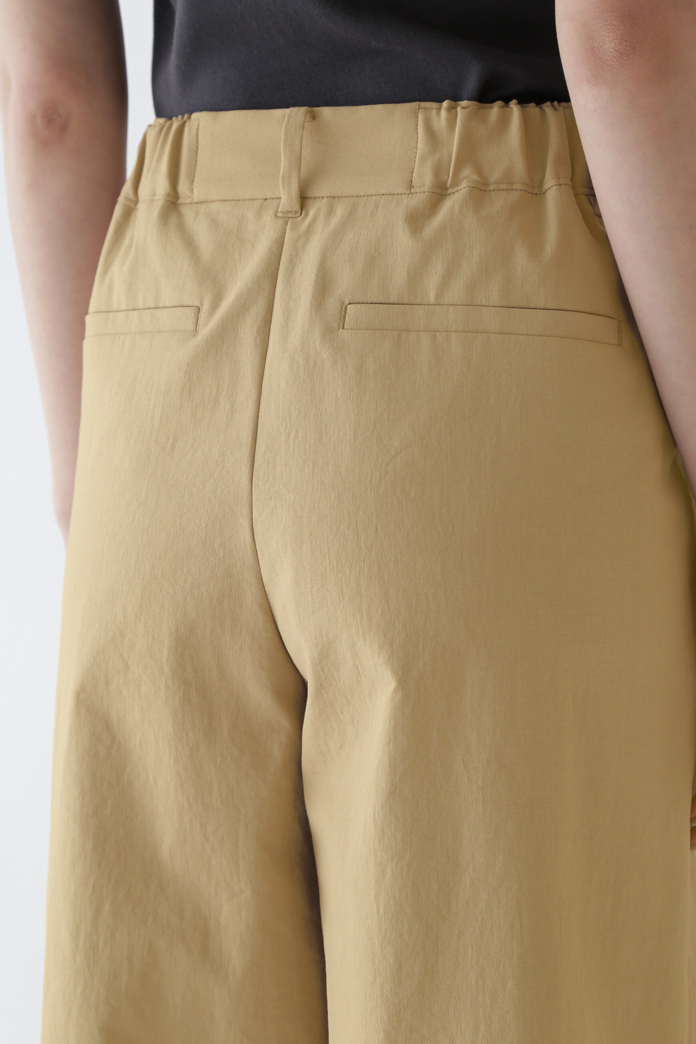  「◆クールマックス綿麻短丈ワイドパンツ」|その他|