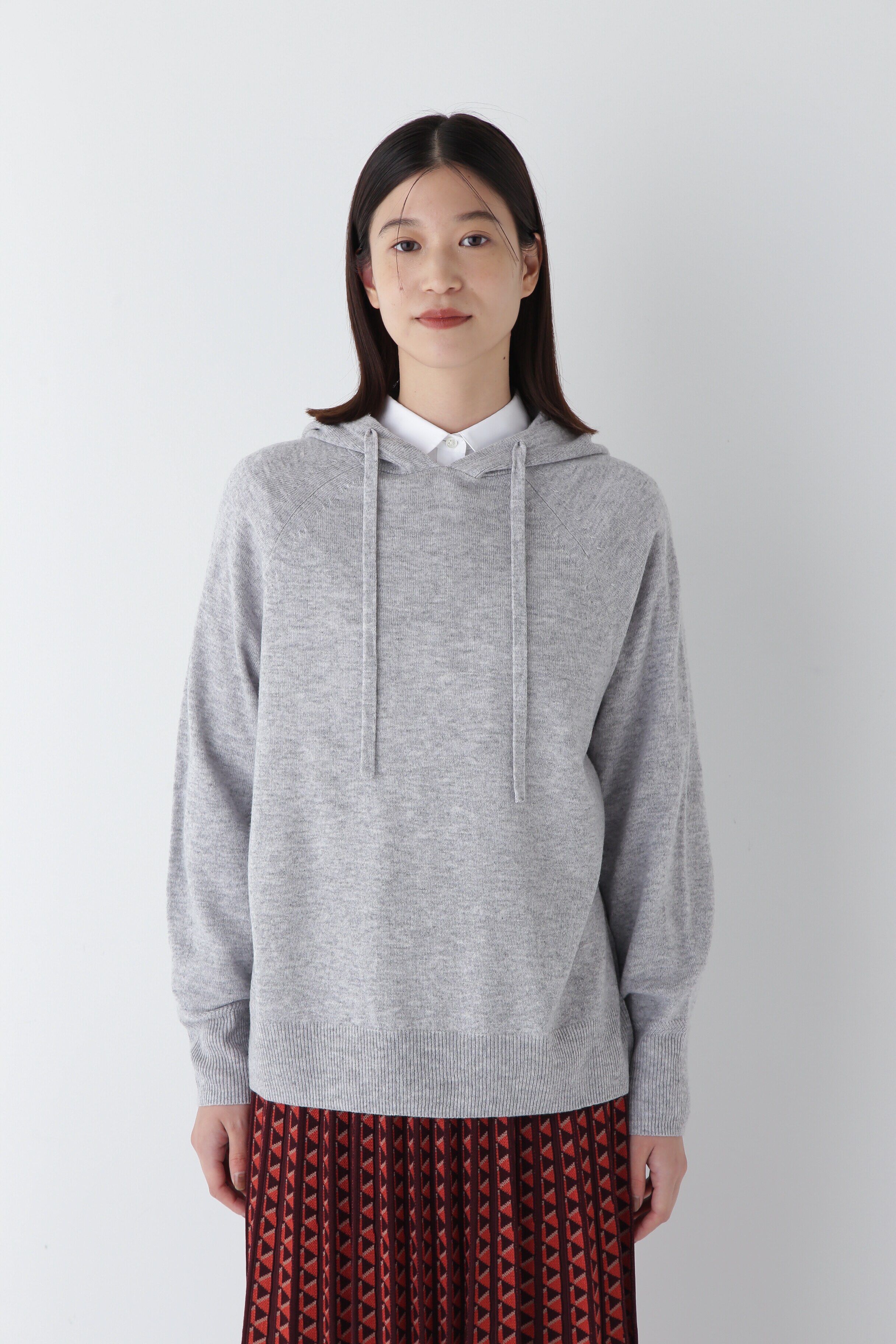  「◆ウールカシミヤフーディニット」|ニット・セーター|