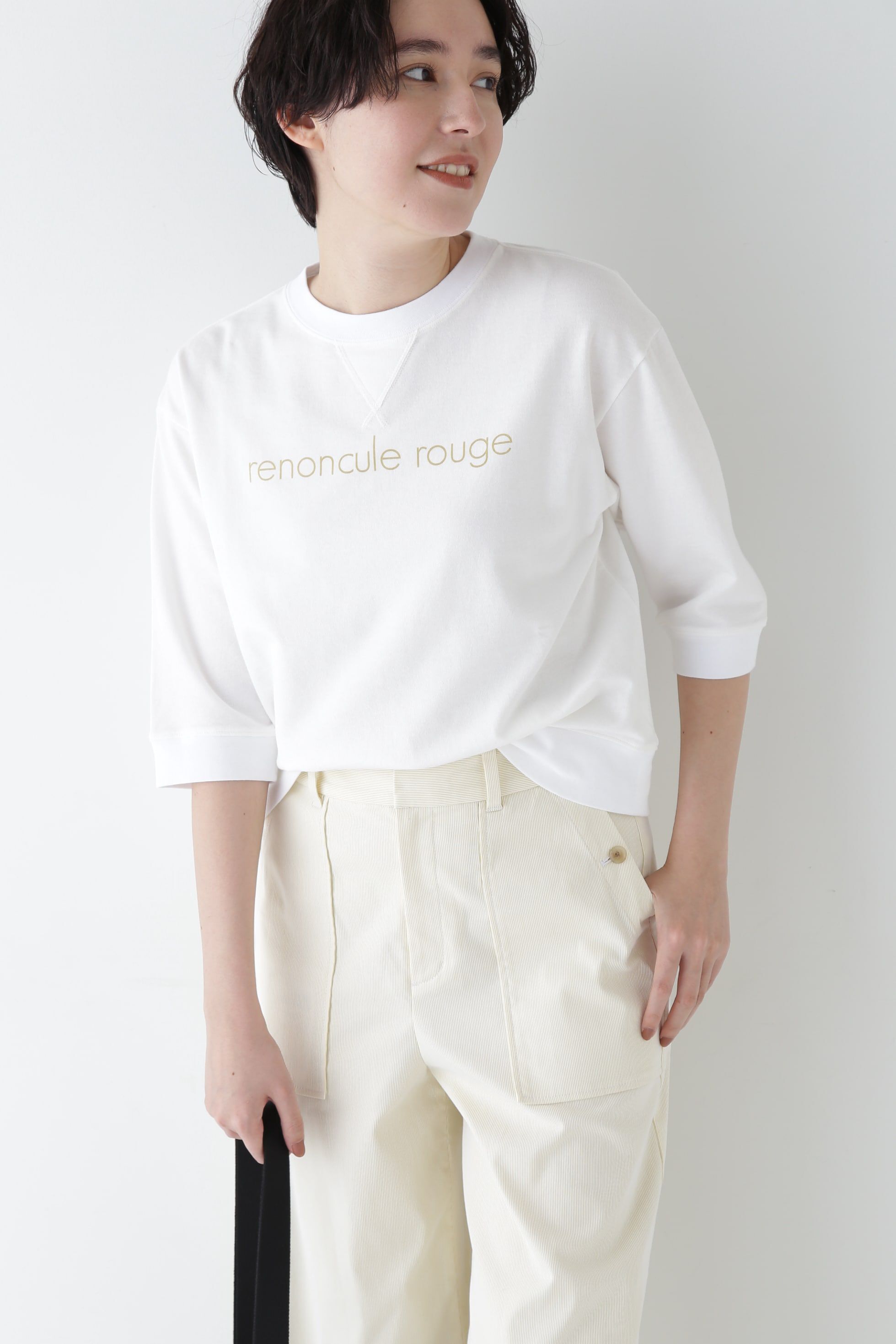  「◆ロゴトレーナー」|Tシャツ・カットソー|ホワイト