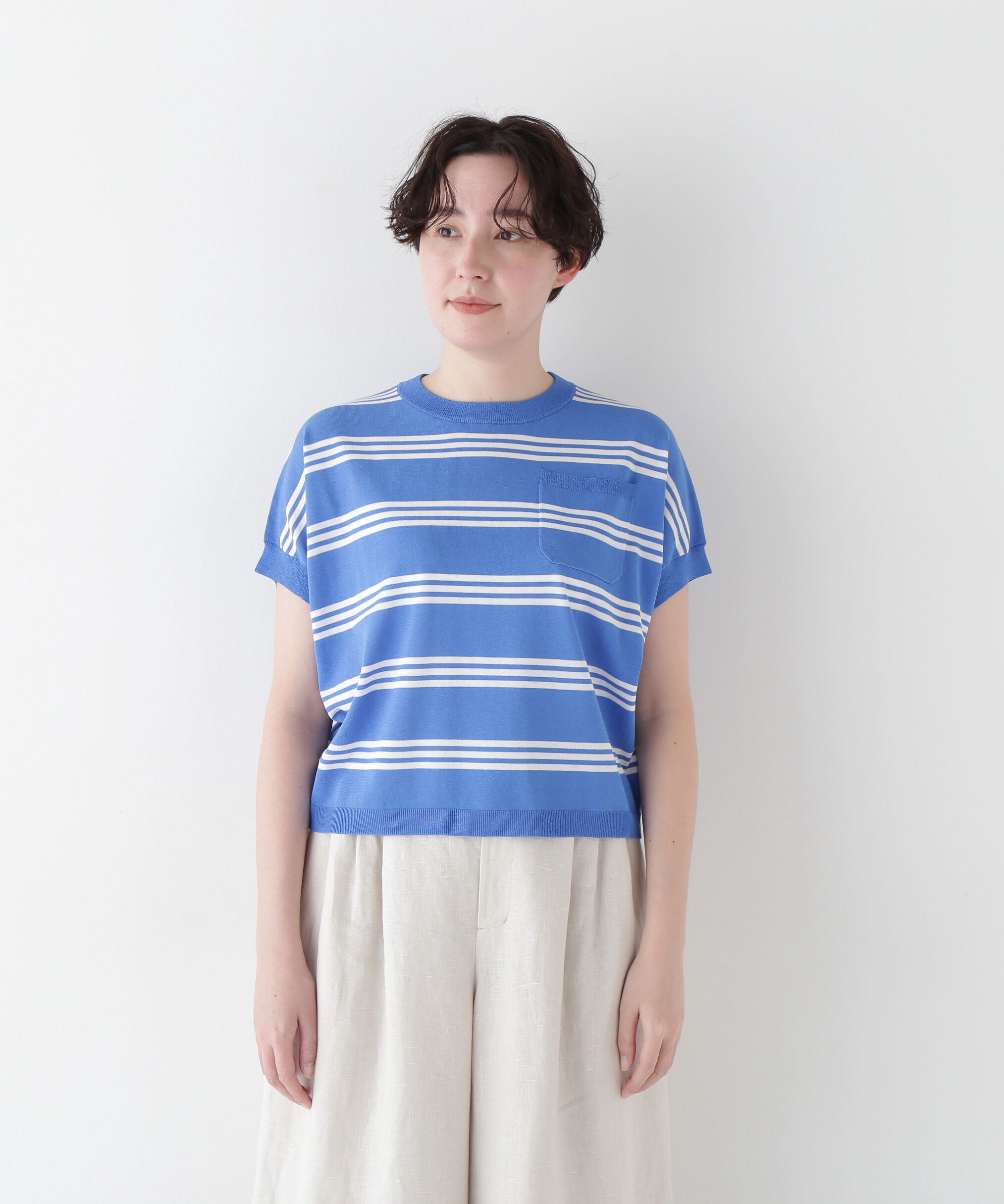  「◆ランダムボーダープルオーバー」|ニット・セーター|