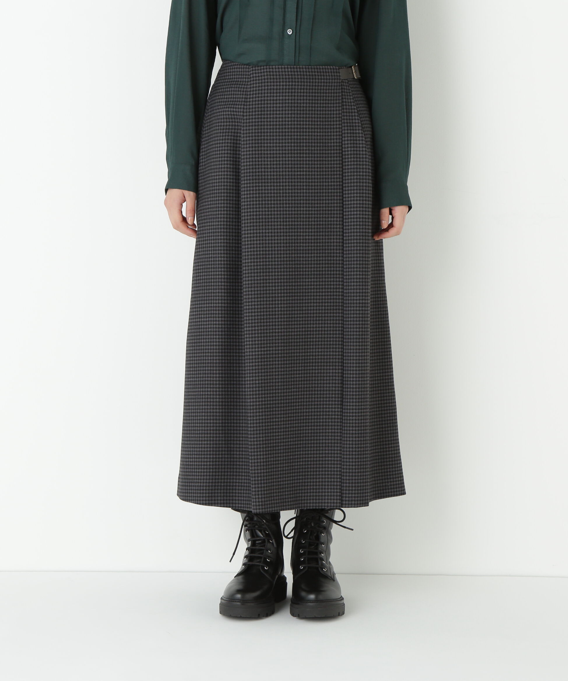  「◆先染めチェックキルト風スカート」|スカート|