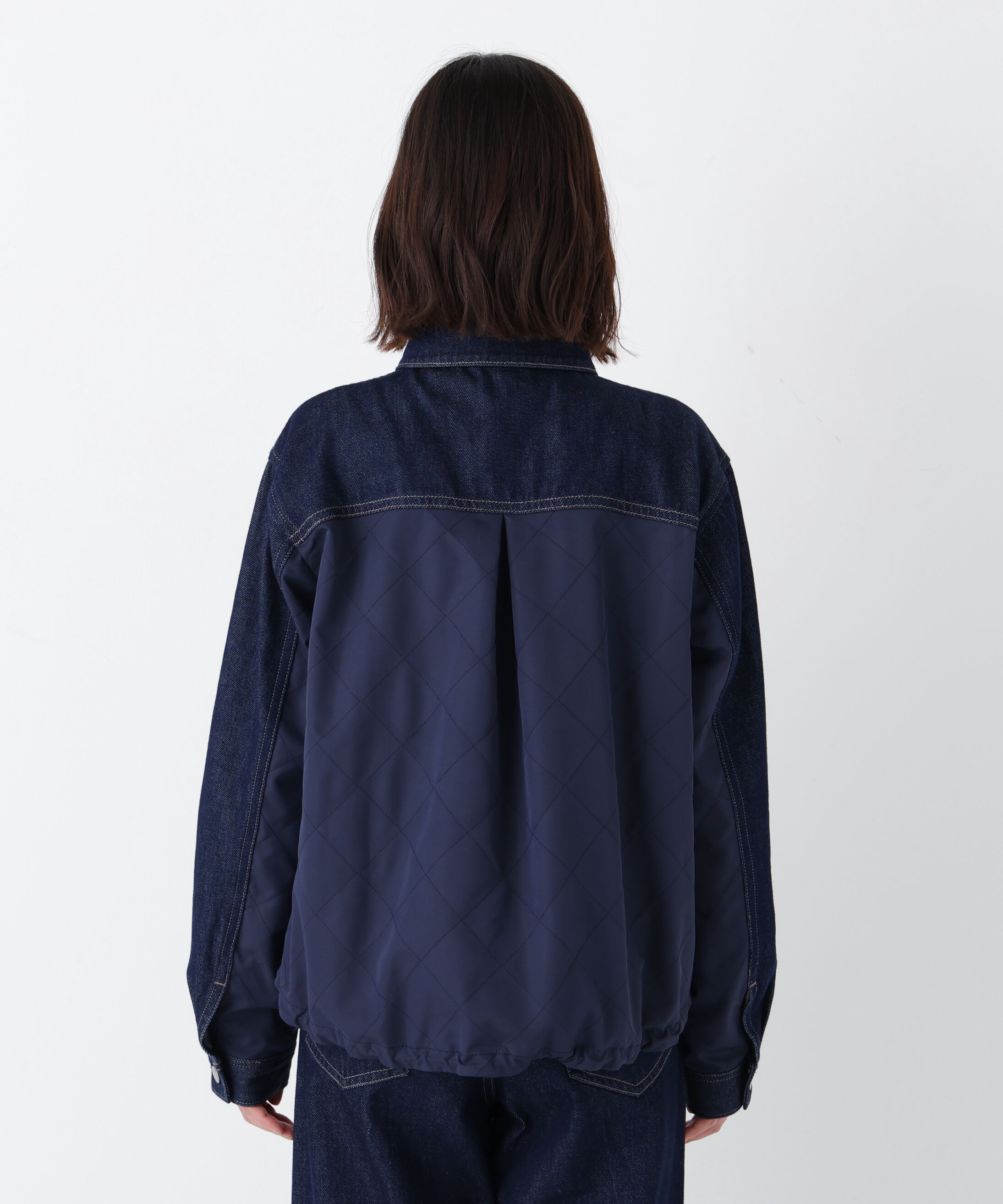  「◆ソフトデニムドッキングブルゾン」|ブルゾン・スタジャン|