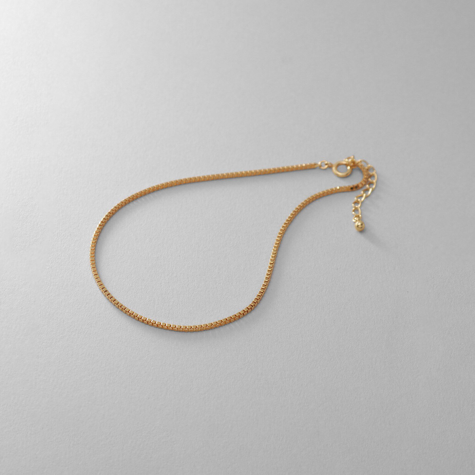 COCOSHNIK ONKITSCH「シルバー デザインチェーン ベネチアンアンクレット GP」|アンクレット|