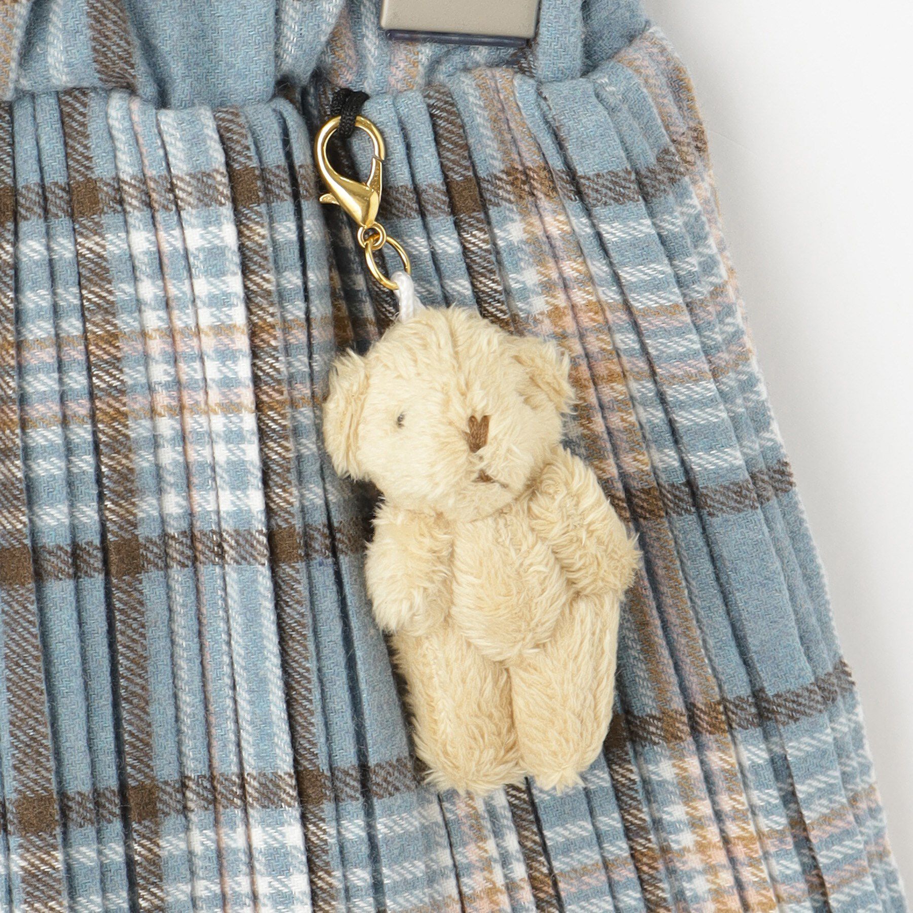 SHOO･LA･RUE「【100-150cm】クマチャーム付きプリーツスカート」|スカート|