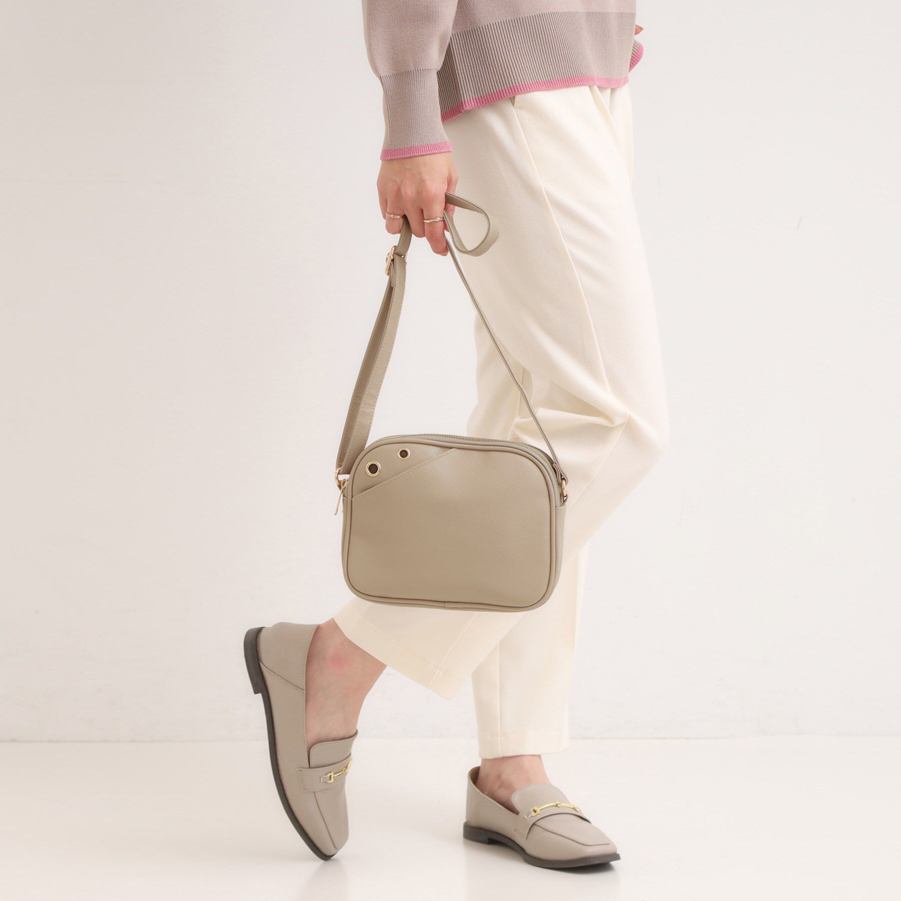 SHOO･LA･RUE「ハトメボックスショルダーバッグ」|ショルダー・メッセンジャー|