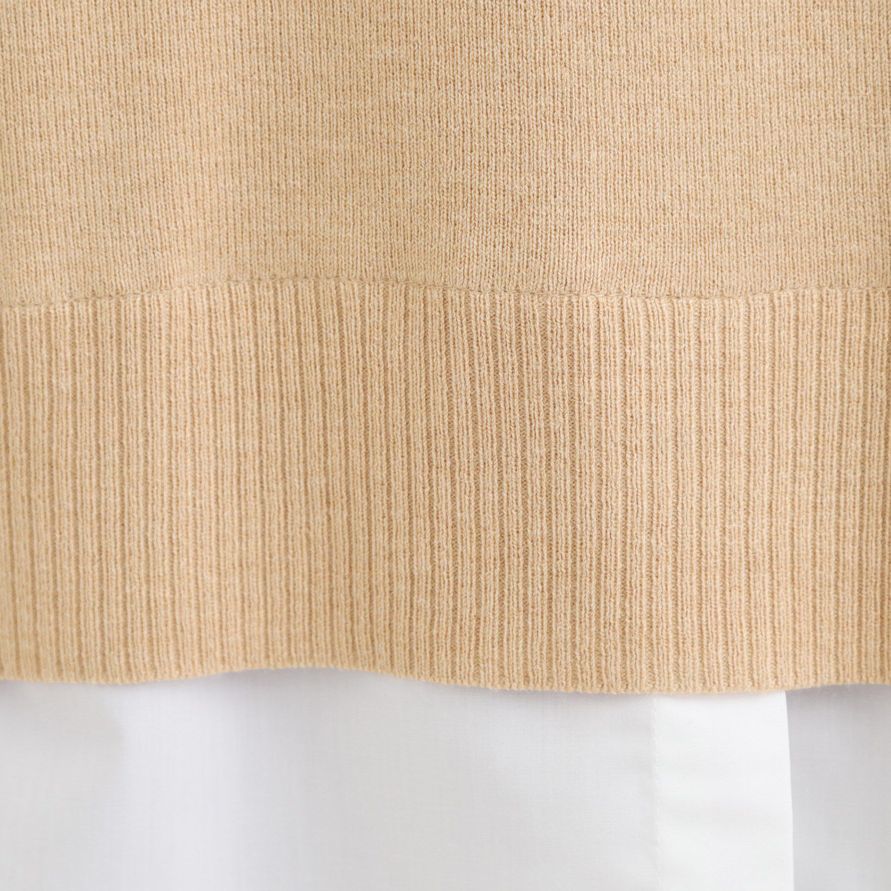 SHOO･LA･RUE「【洗濯機可/毛玉になりにくい】一枚で簡単こなれ見え 裾フェイクレイヤード風ニット」|ニット・セーター|