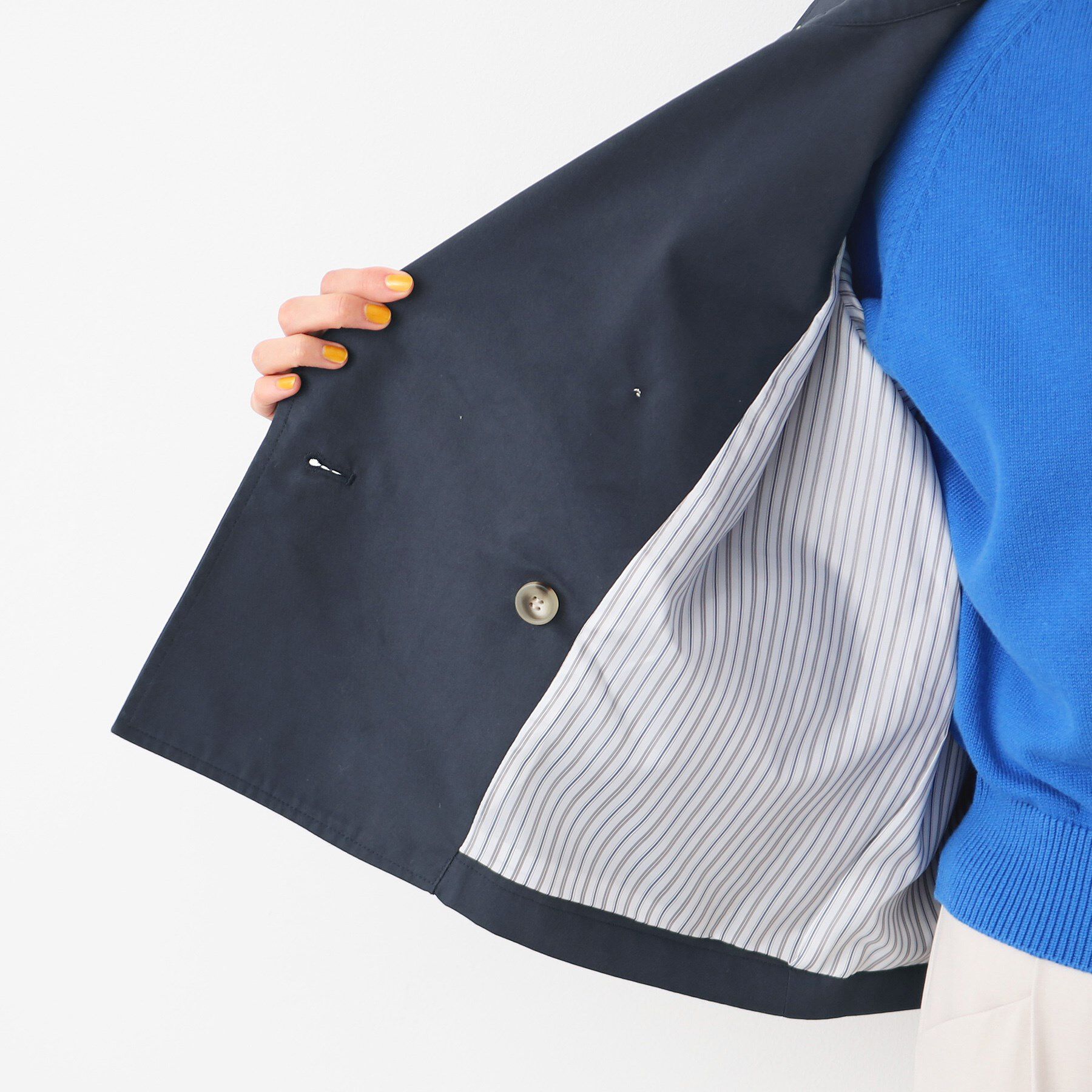 Dessin「【洗える】ショートトレンチジャケット」|テーラードジャケット|