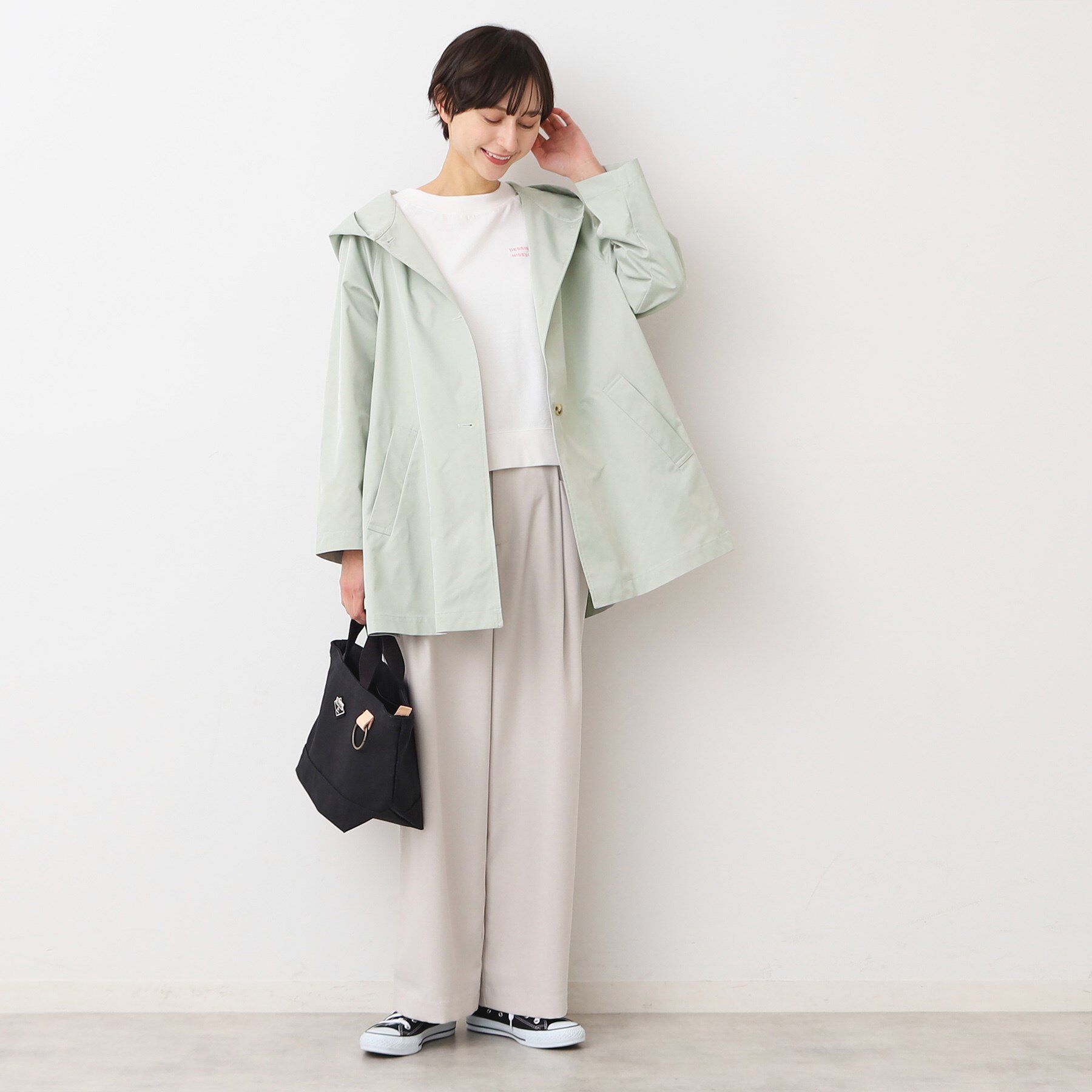 Dessin「【洗える】フーデッドハーフコート（S～L）」|その他|