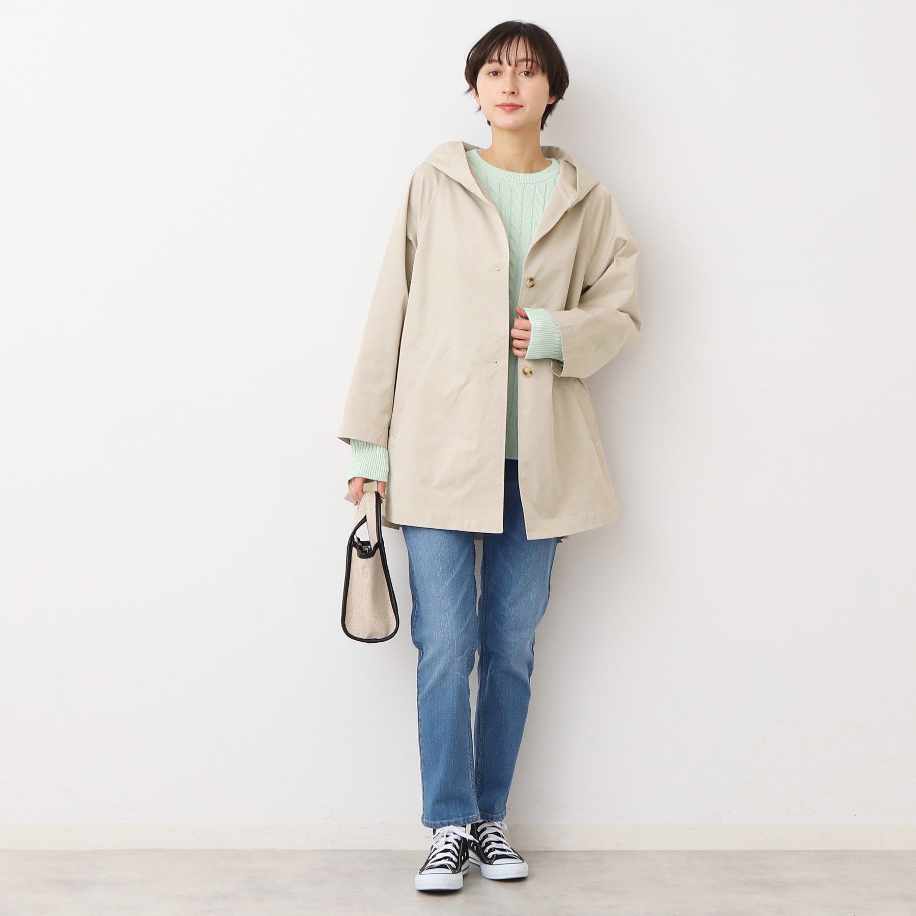 Dessin「【洗える】フーデッドハーフコート（S～L）」|その他|