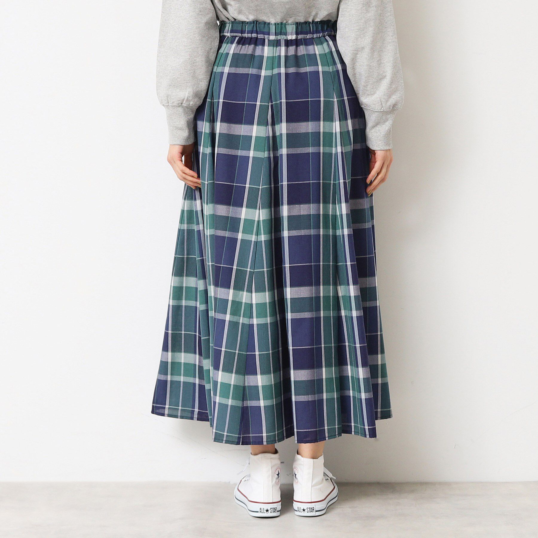 Dessin「【ウエストゴム・洗える】映えチェック柄スカート（XS～L）」|スカート|