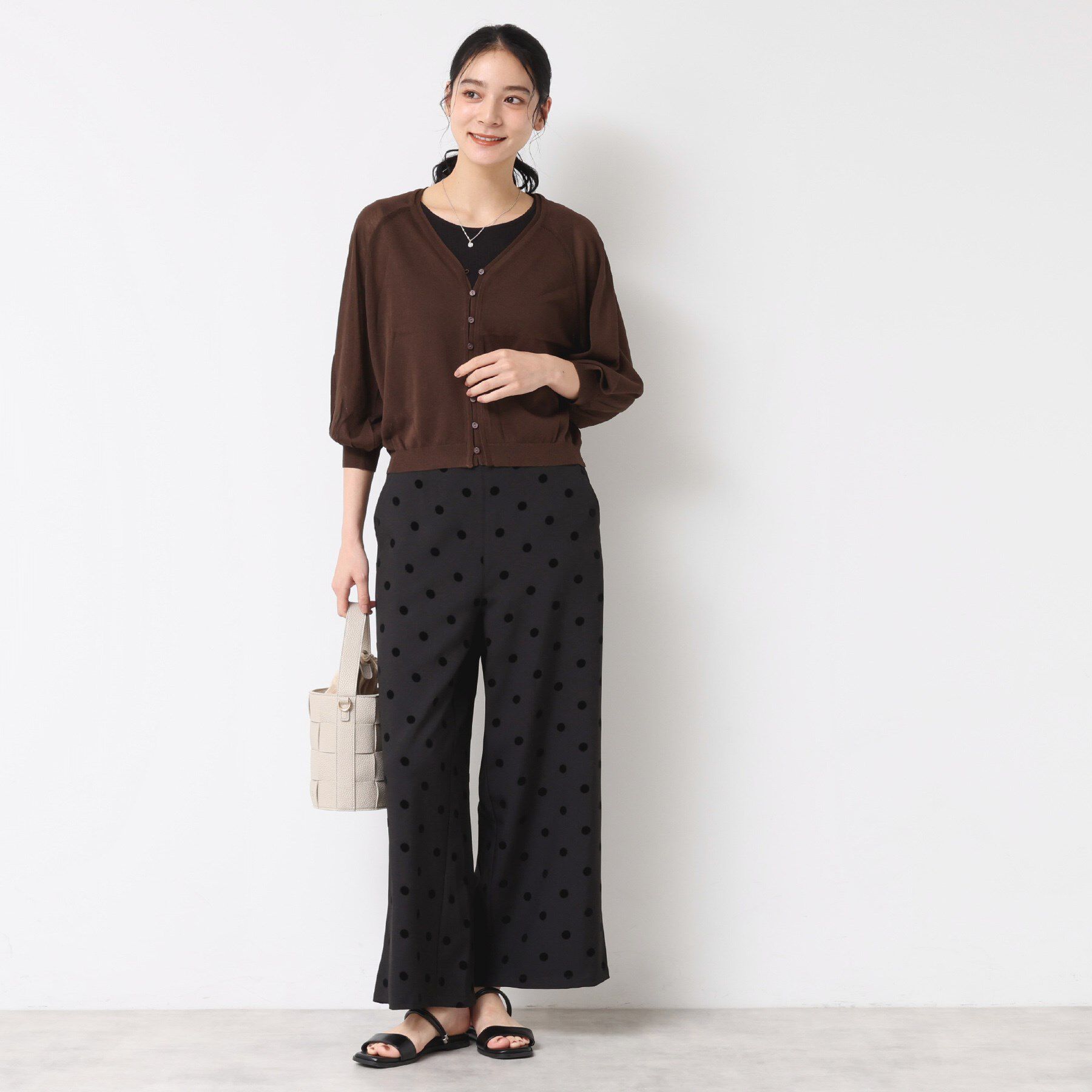 Dessin「【洗える】フロッキードットパンツ」|その他|