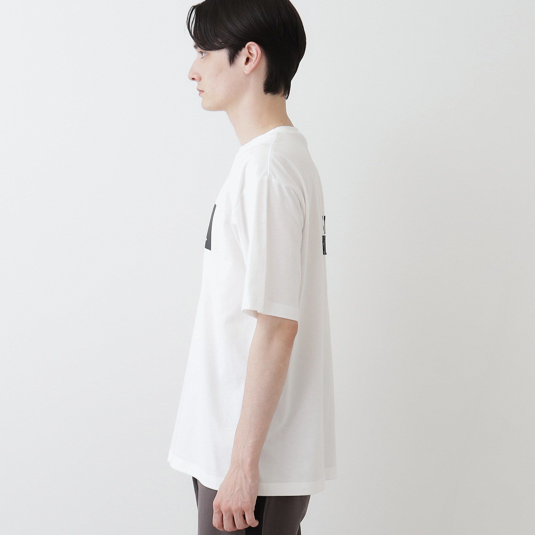 Dessin「【洗える】オーガニックコットンロゴ入り半袖Tシャツ」|Tシャツ・カットソー|