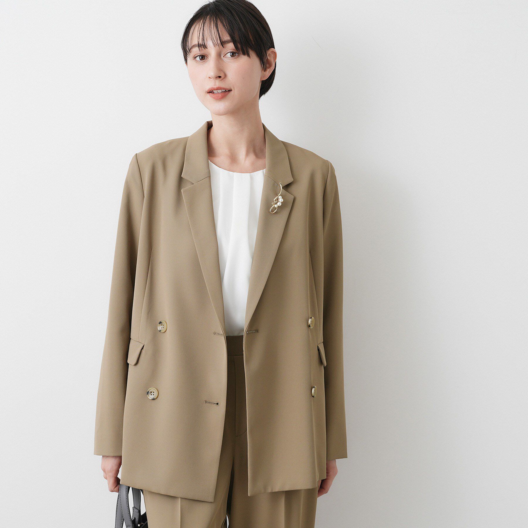 Dessin「【入卒/セレモニー/お仕事/セットアップ可能】ダブルジャケット」|テーラードジャケット|
