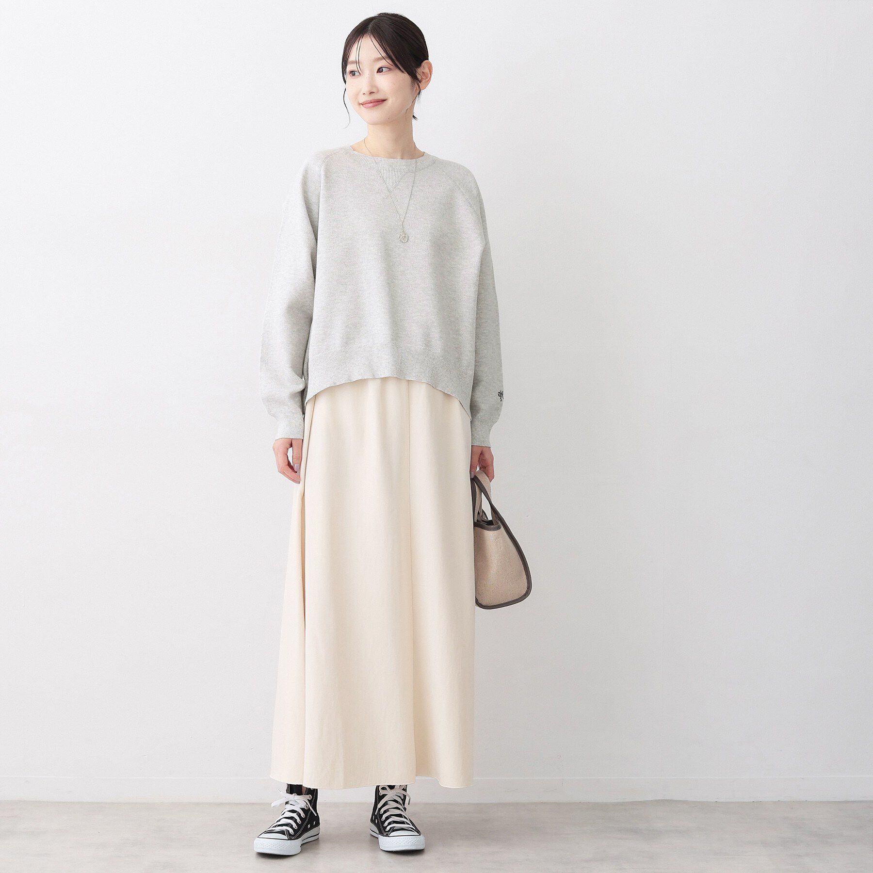 Dessin「【洗える】スウェットライクニット」|ニット・セーター|