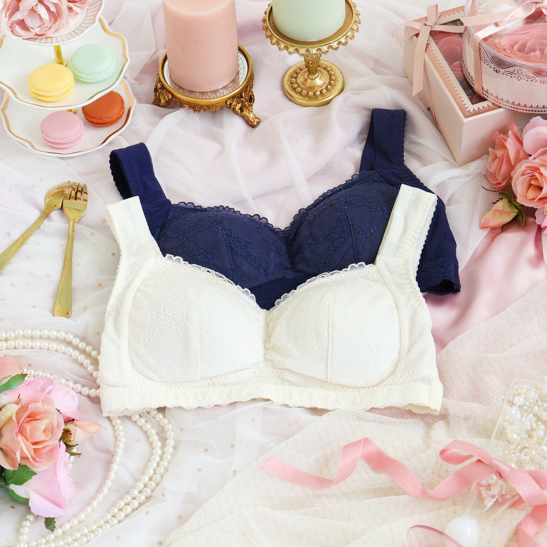 Risa Magli「ヘルティー おやすみブラ (M-L)」|インナー|