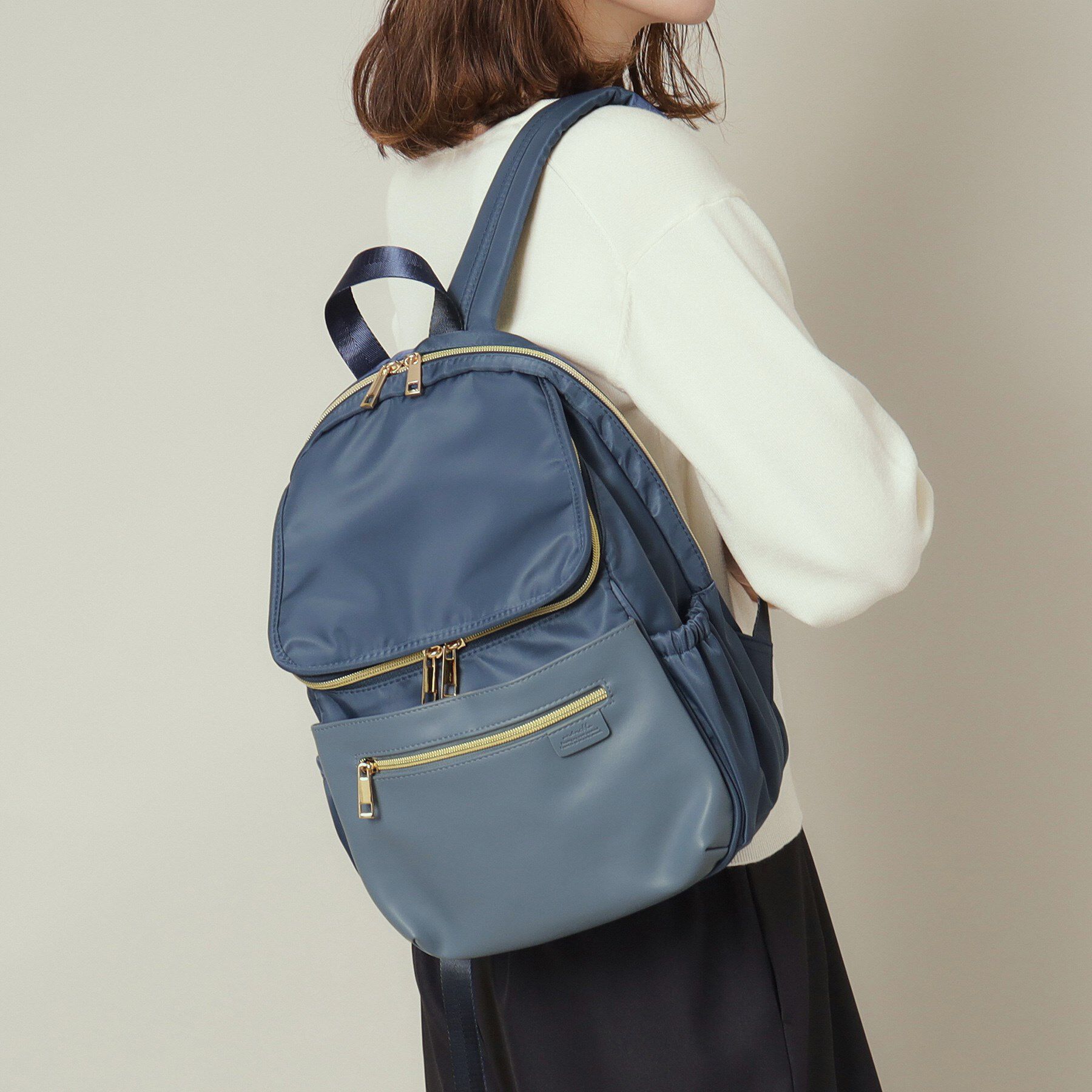 ITS&rsquo;DEMO「【A4対応／ポケット10】収納アドバイザーPCリュック」|リュック|