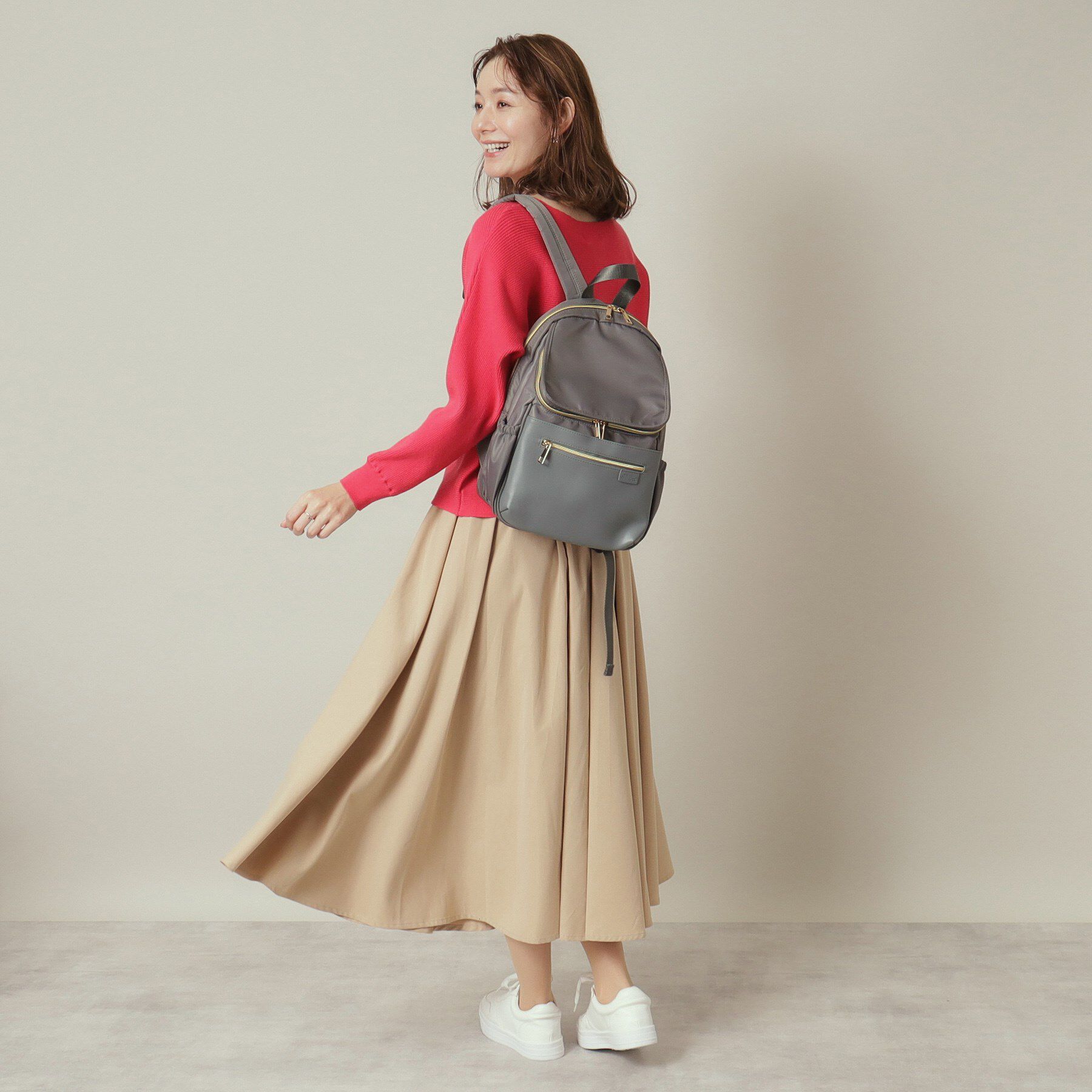 ITS&rsquo;DEMO「【A4対応／ポケット10】収納アドバイザーPCリュック」|リュック|