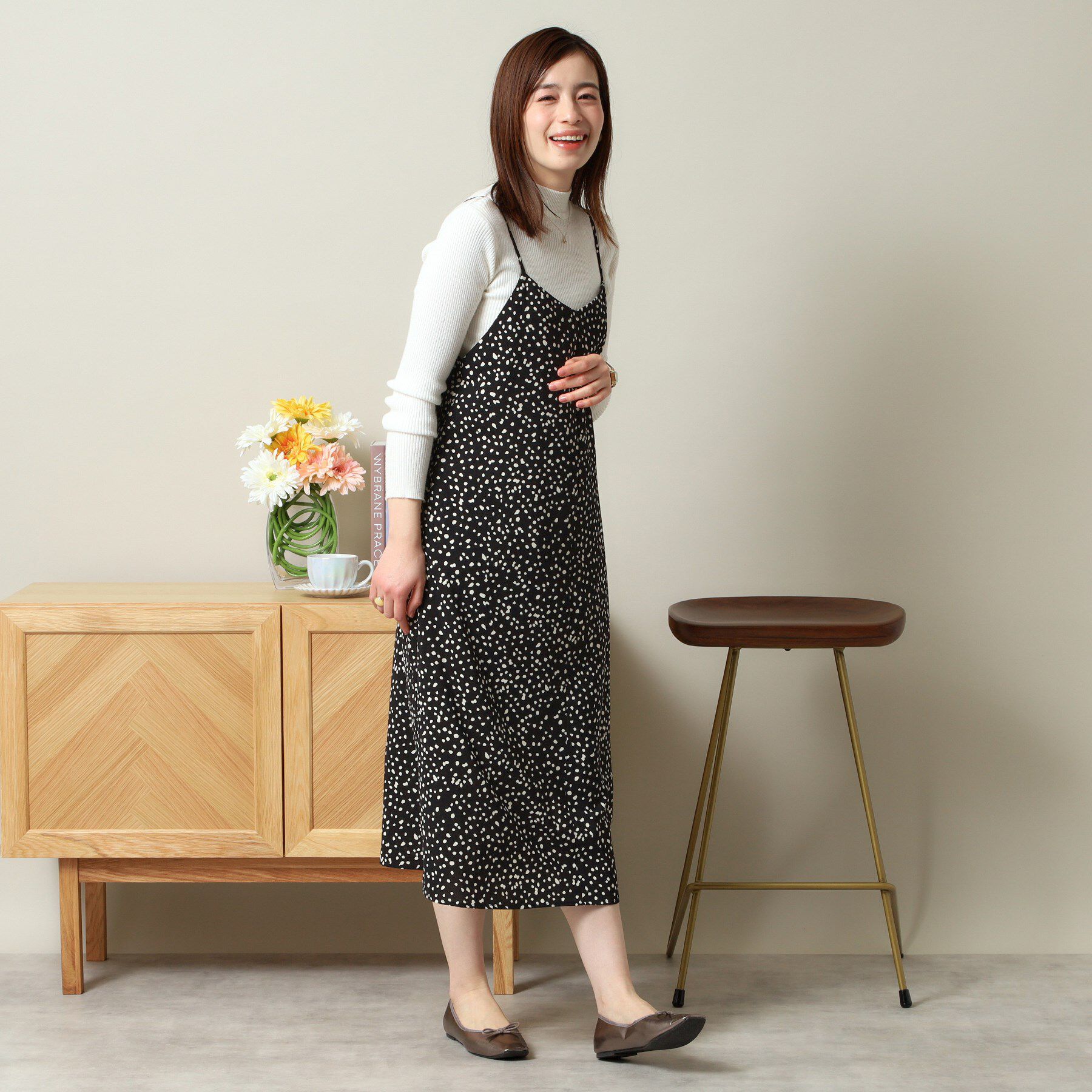 ITS&rsquo;DEMO「【手洗い可／シーズンレス】キャミワンピース」|ワンピース|