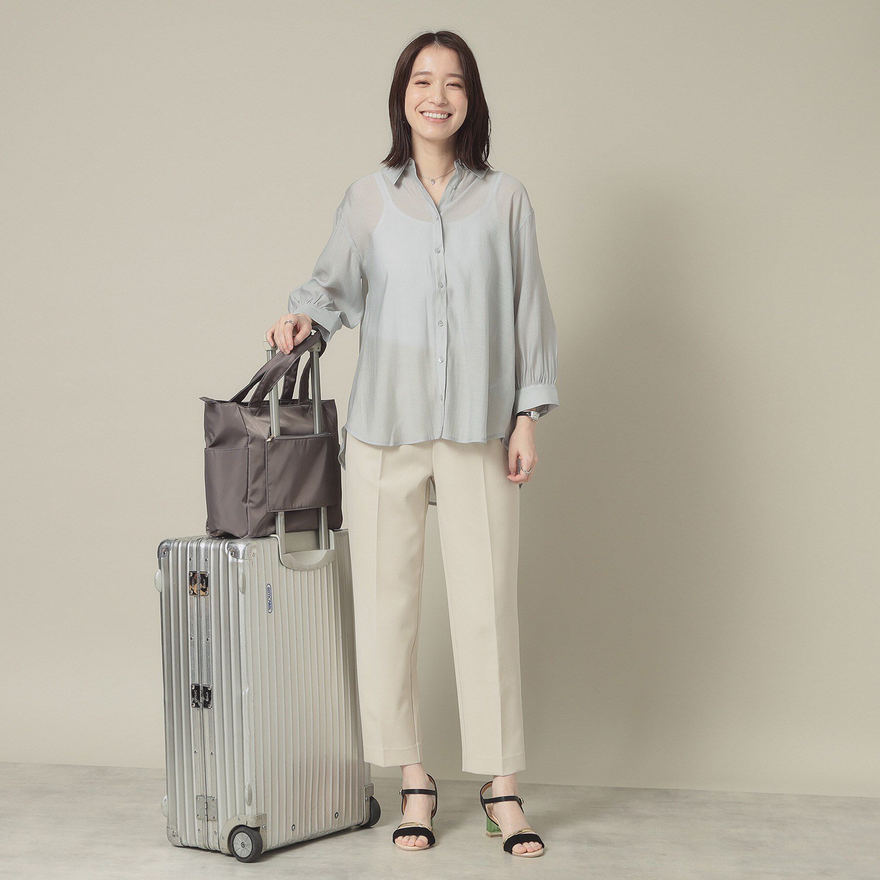 ITS&rsquo;DEMO「【手洗い可】シアーシャツ」|シャツ・ブラウス|