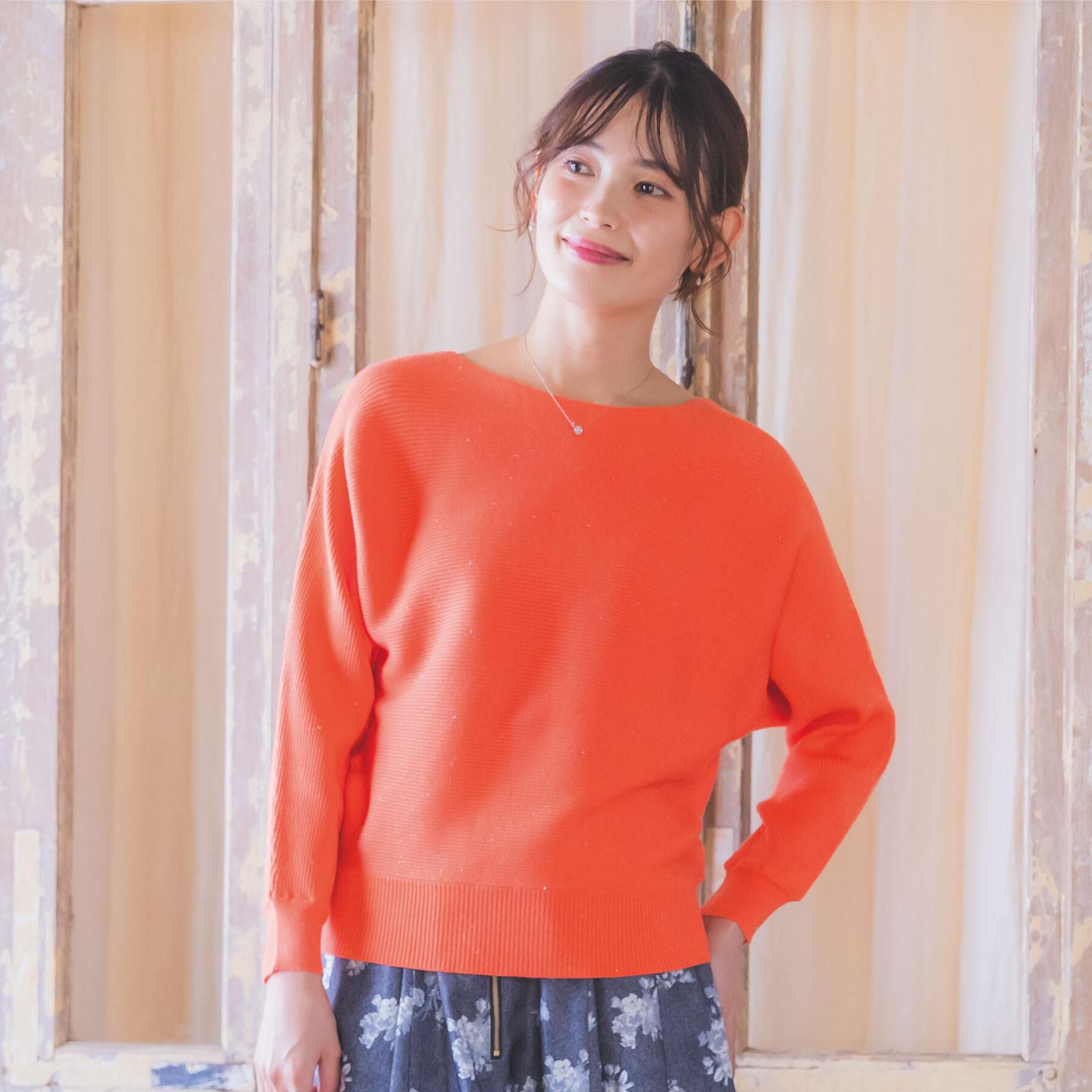 ITS&rsquo;DEMO「【手洗い可】アンジェリーナラメリブドルマンニット」|ニット・セーター|