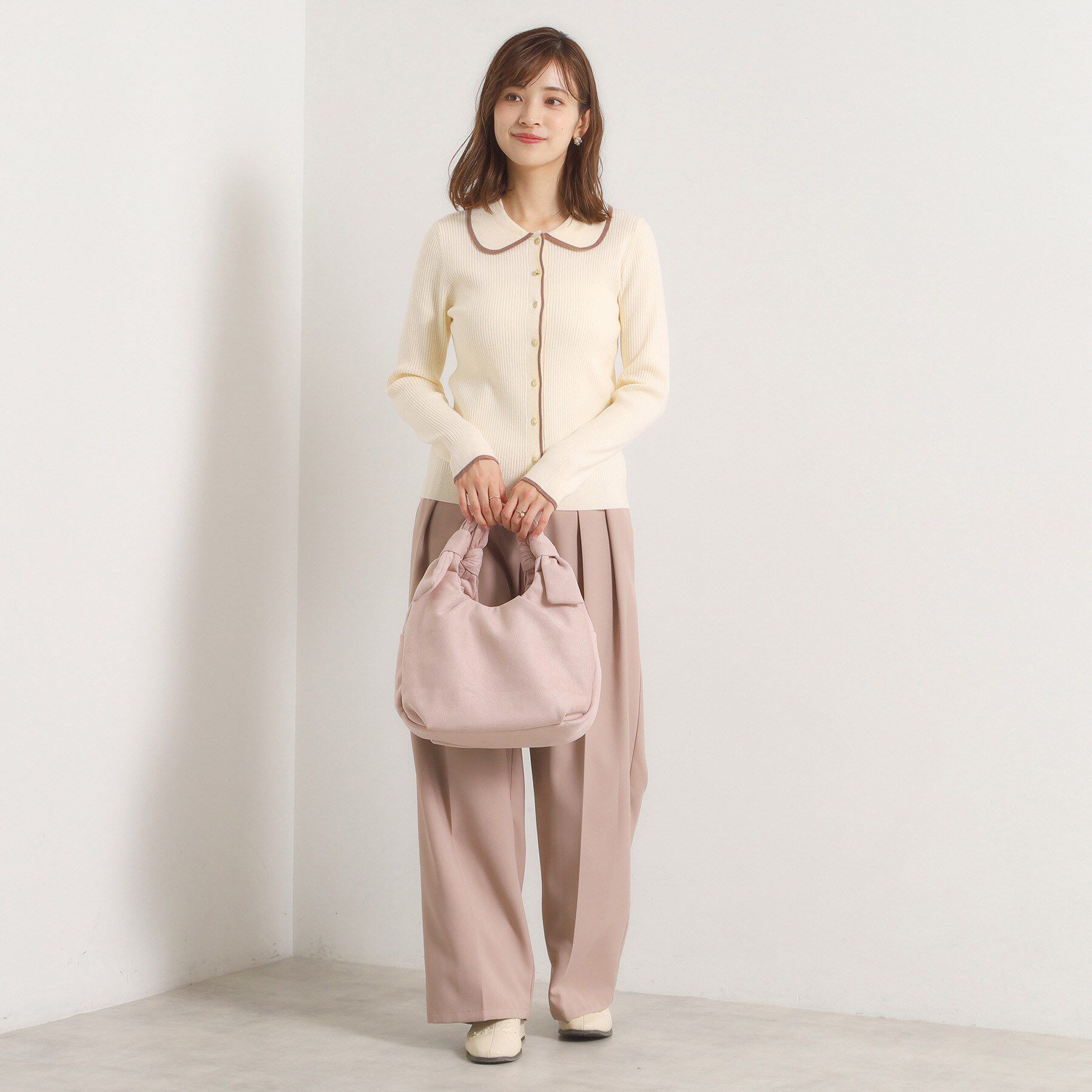 ITS&rsquo;DEMO「フェイクスエード2WAYトート」|トートバッグ|