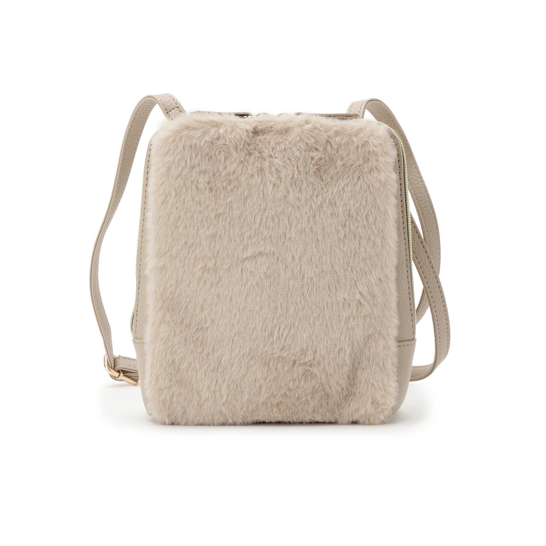 ITS&rsquo;DEMO「三層フェイクファーミニショルダー」|ショルダー・メッセンジャー|