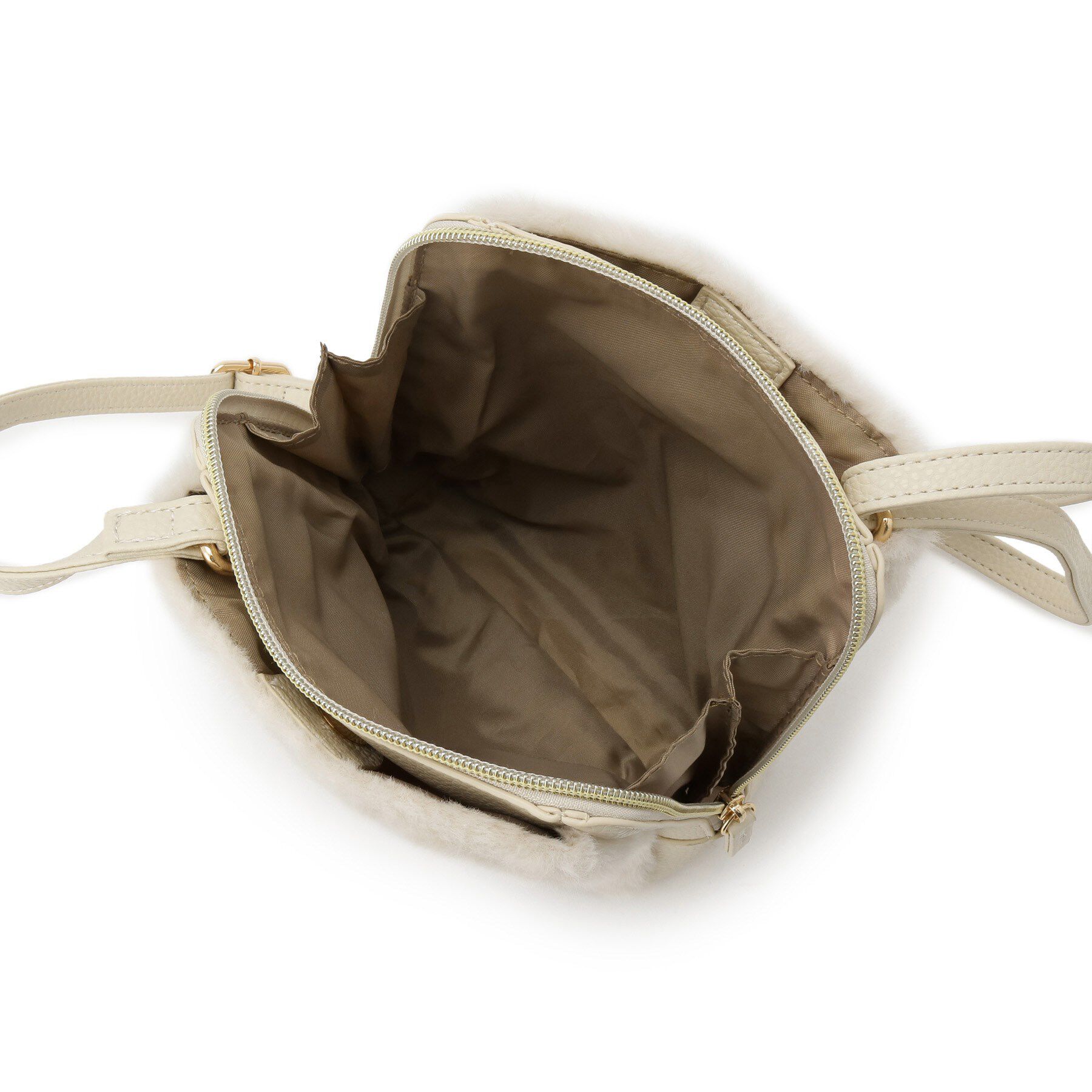 ITS&rsquo;DEMO「三層フェイクファーミニショルダー」|ショルダー・メッセンジャー|