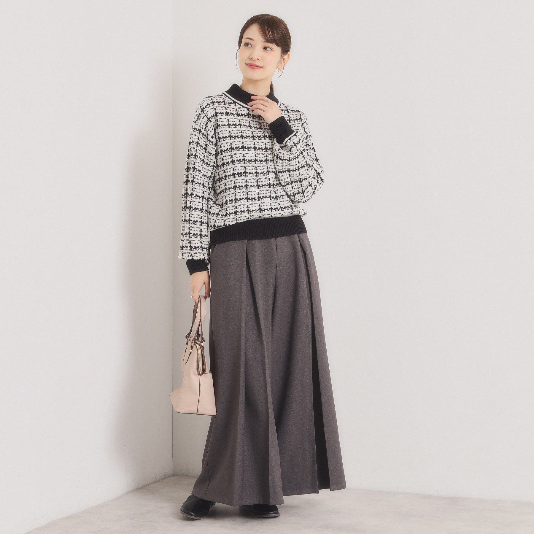 ITS&rsquo;DEMO「【手洗い可】ツイードニット」|ニット・セーター|