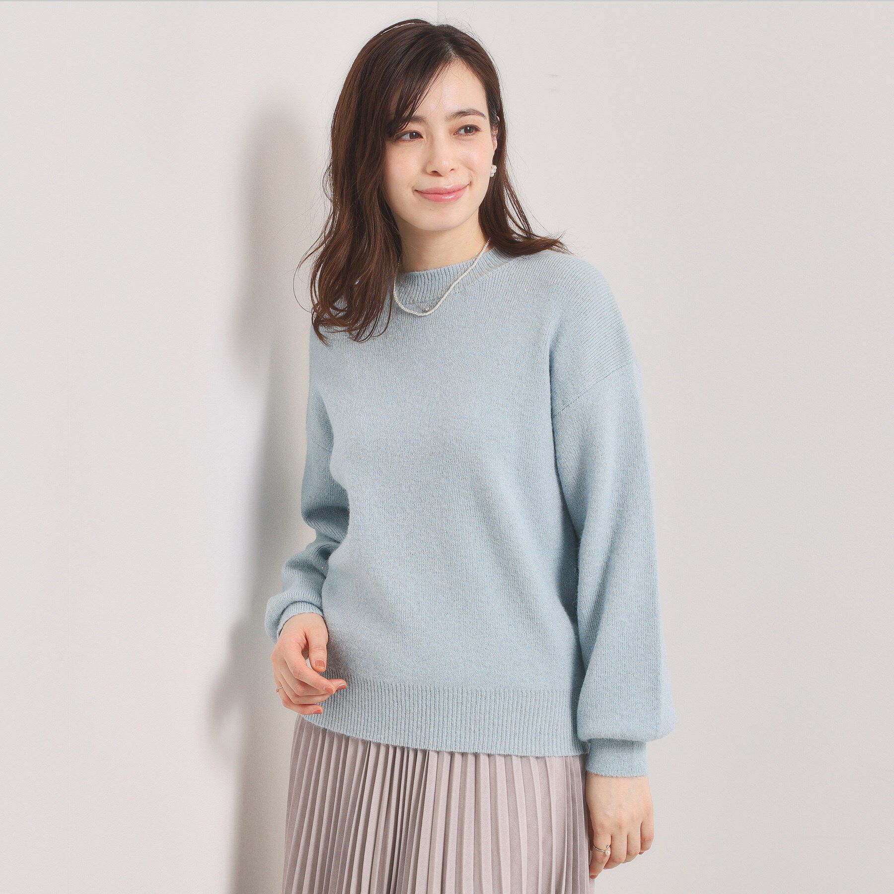 ITS&rsquo;DEMO「【手洗い可】スパンコールラメニット」|ニット・セーター|