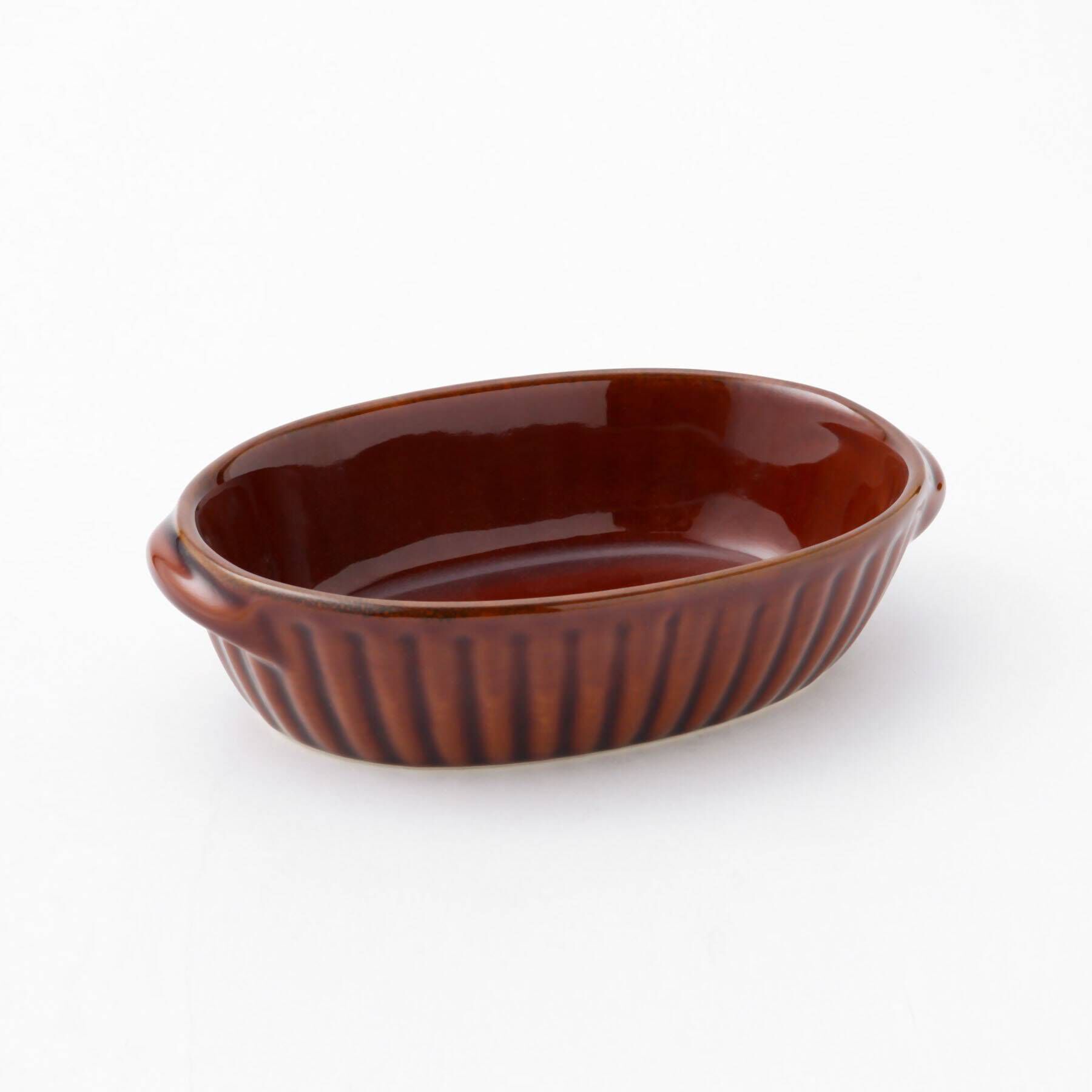 212 KITCHEN STORE「ギャザー オーバルグラタン S BR」|食器・キッチングッズ|
