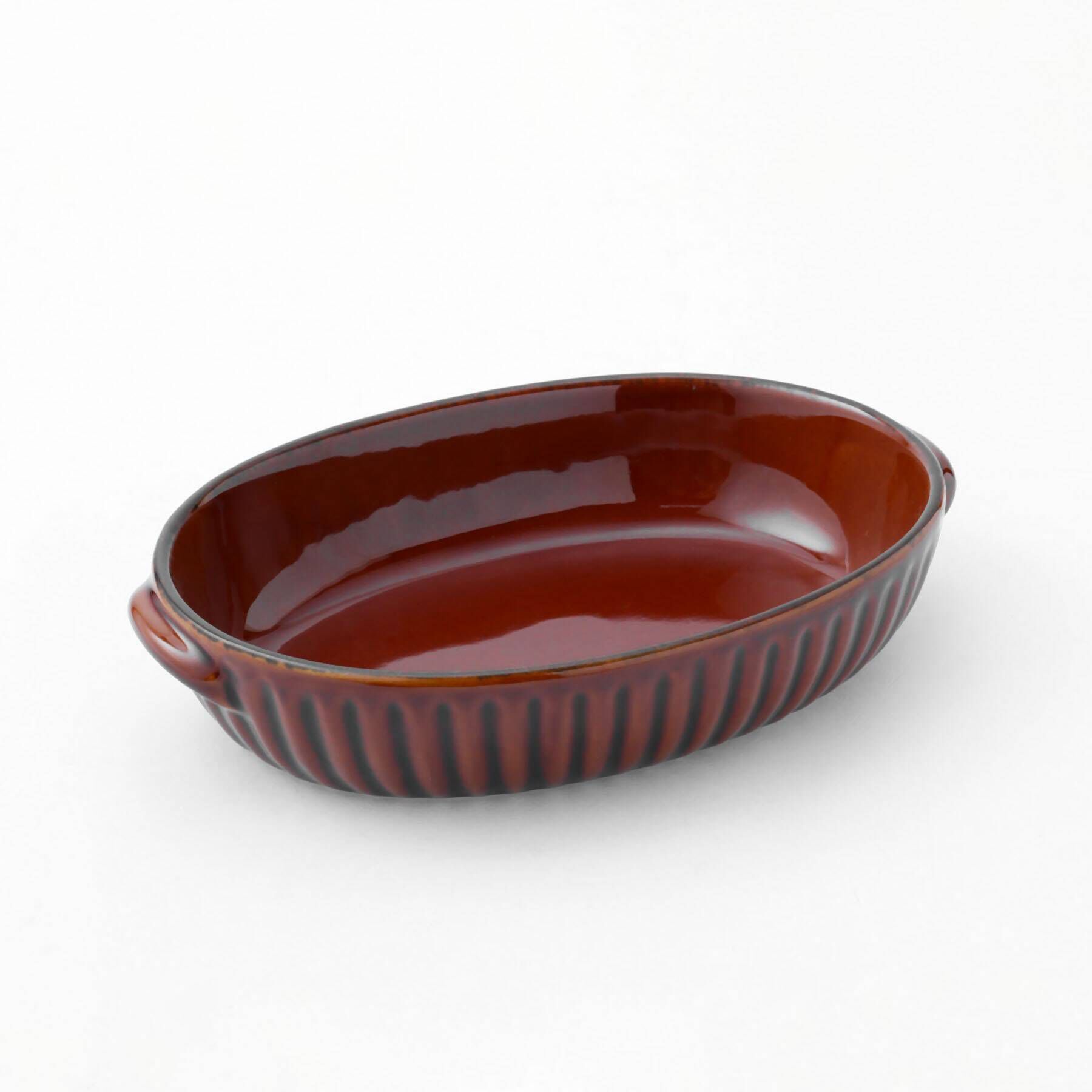 212 KITCHEN STORE「ギャザー オーバルグラタン L BR」|食器・キッチングッズ|