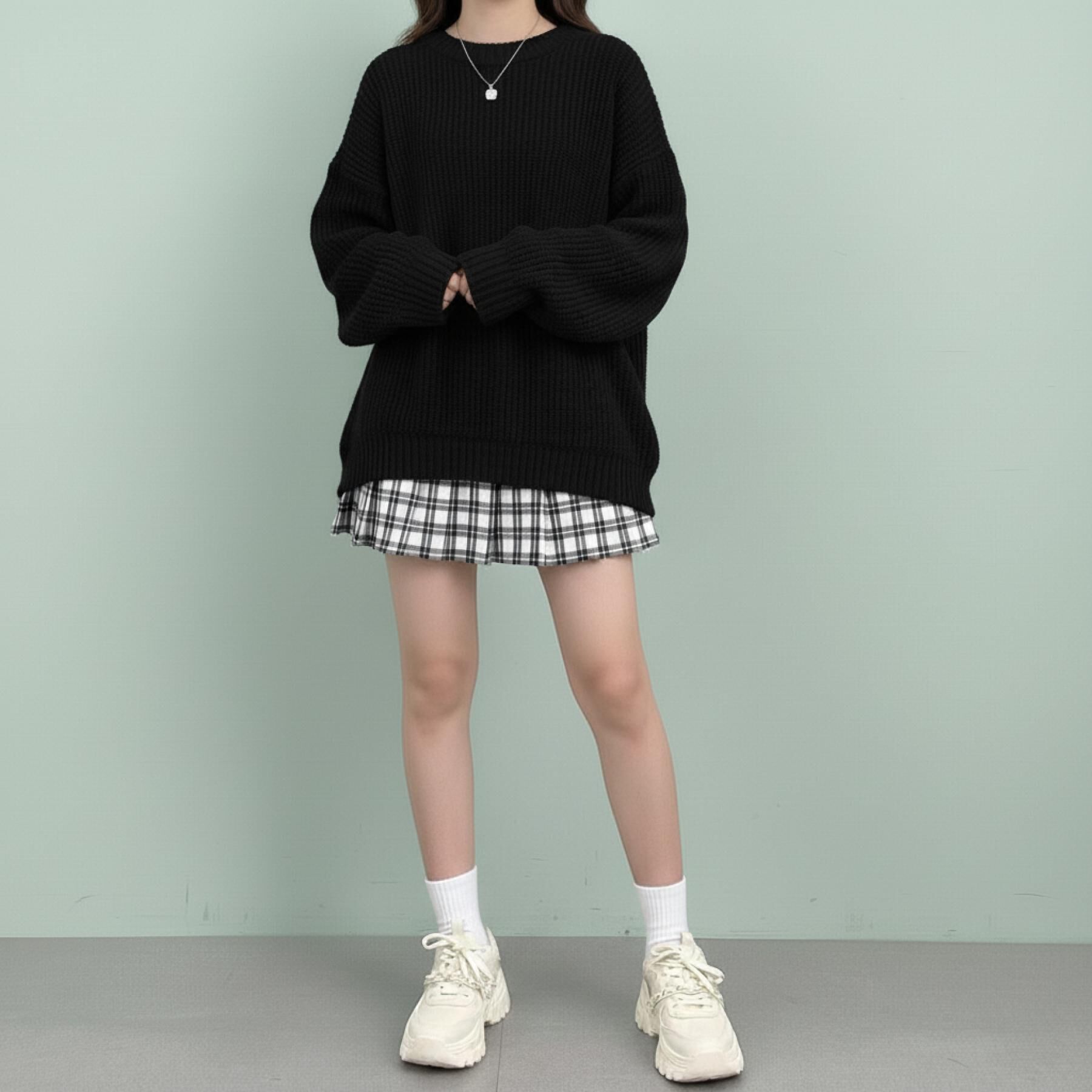 csT&P「【2WAYチェーン付き】軽量ボリュームソール厚底スニーカー」|スニーカー|