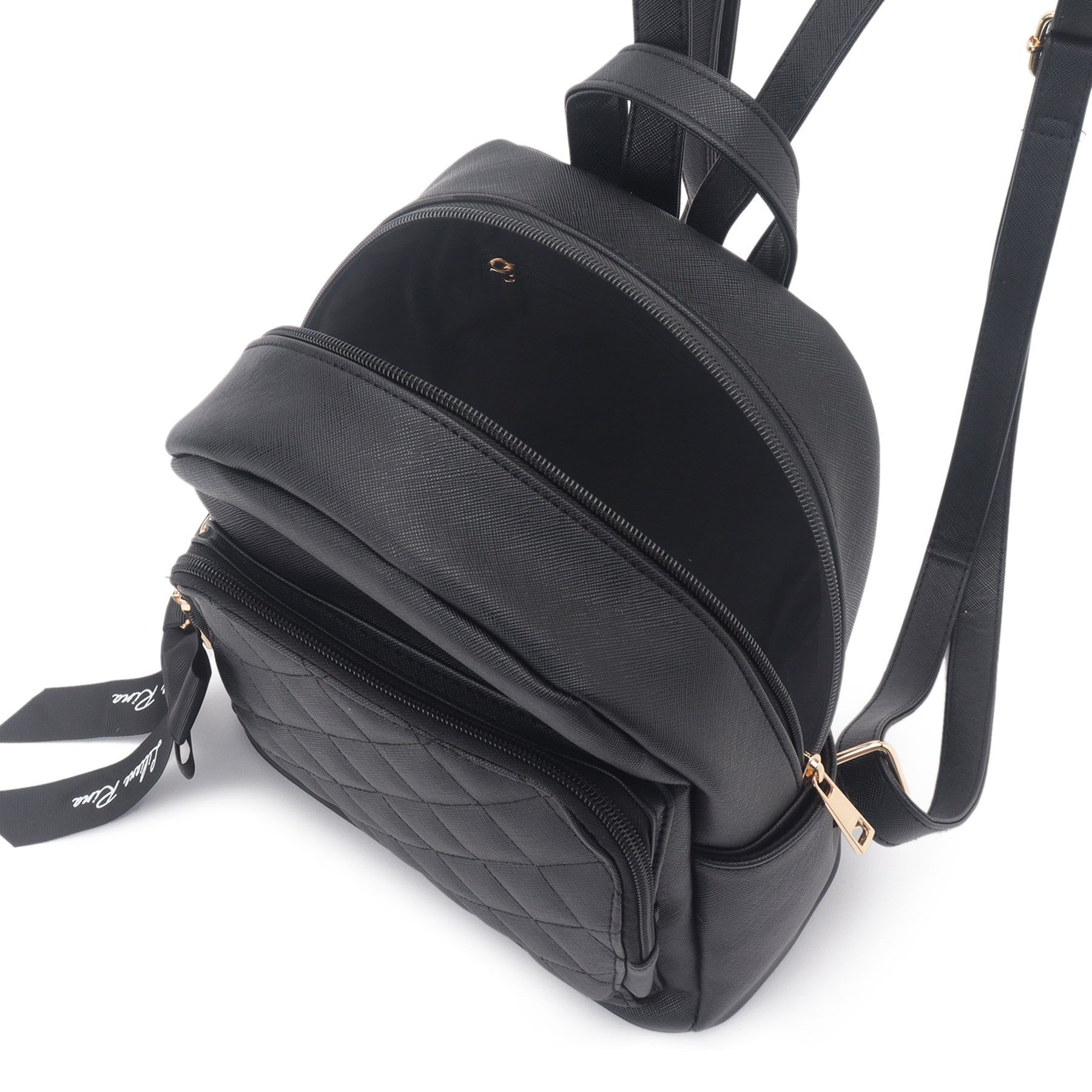 Ober Tashe「リボンチャーム付キルティングミニリュック」|リュック|