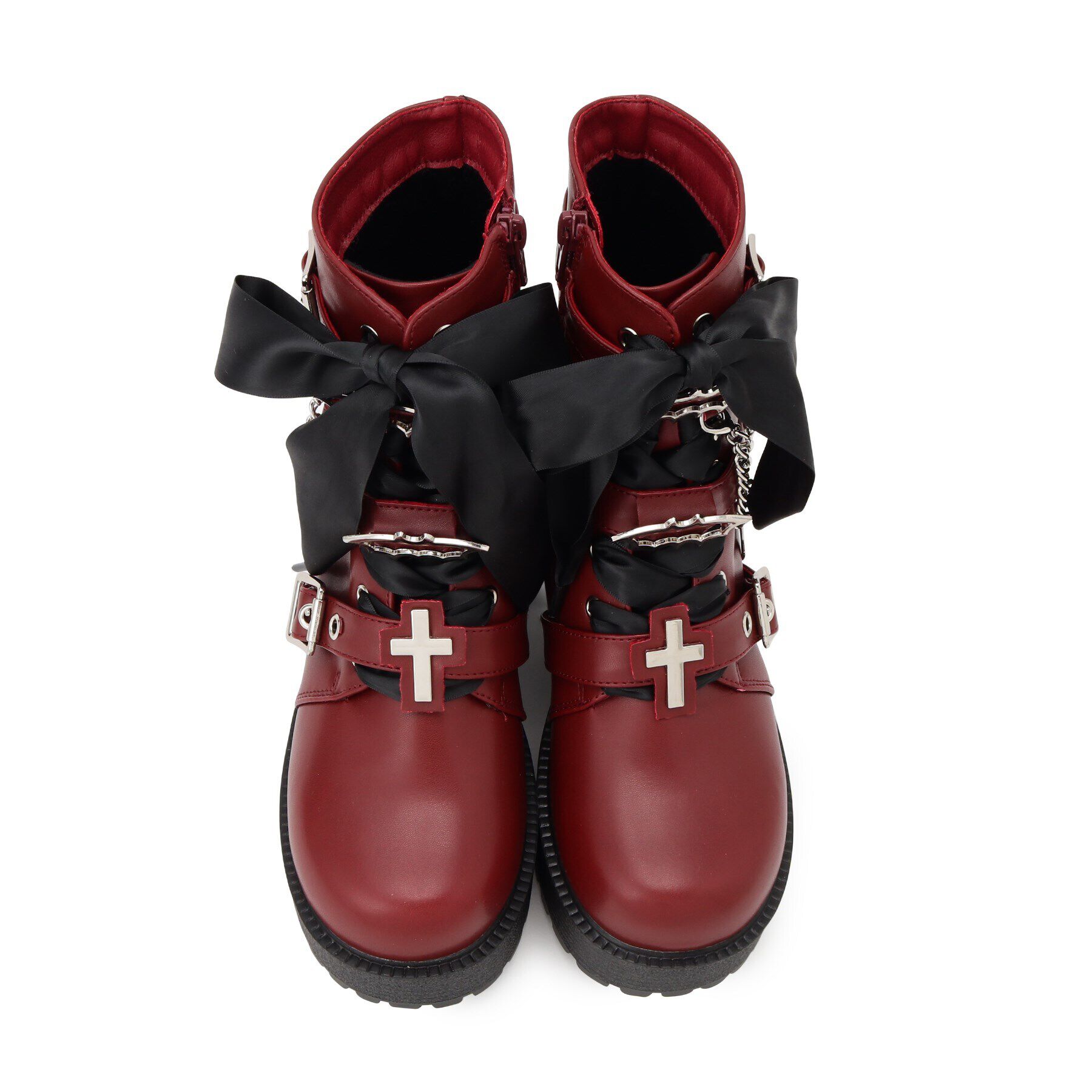 csT&P「厚底&times;コウモリ&times;十字架スニーカー」|ショートブーツ|