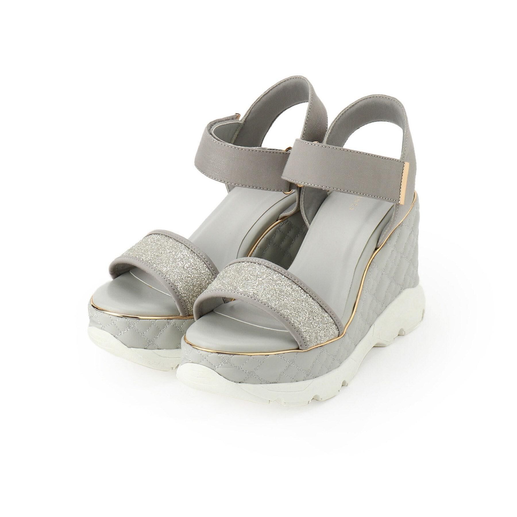 ESPERANZA「キルティングウェッジソールスポサン」|サンダル|