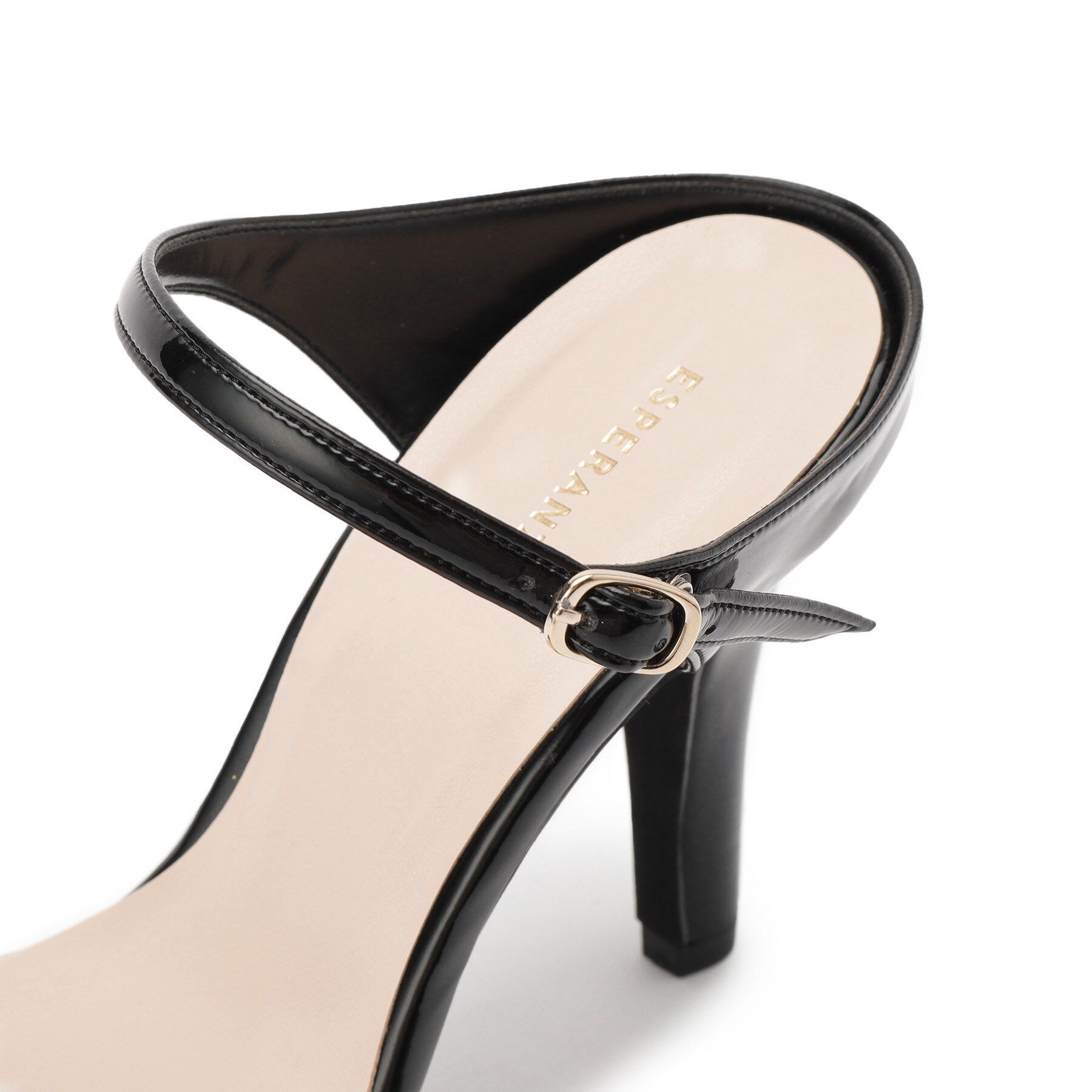 ESPERANZA「スクエアトゥグリッターミュール」|サンダル|