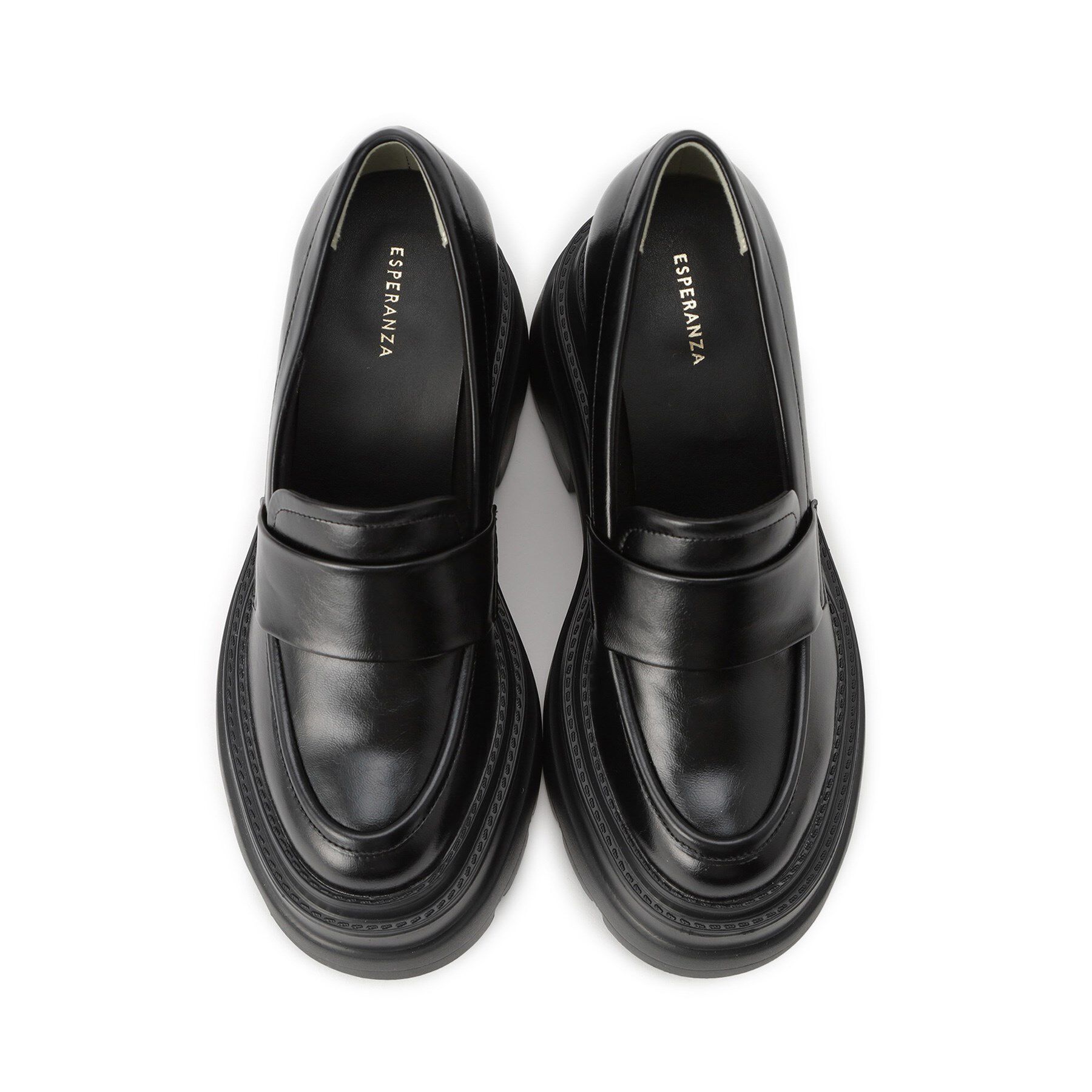 ESPERANZA「【EC先行販売】ボリューム厚底ローファー」|パンプス|